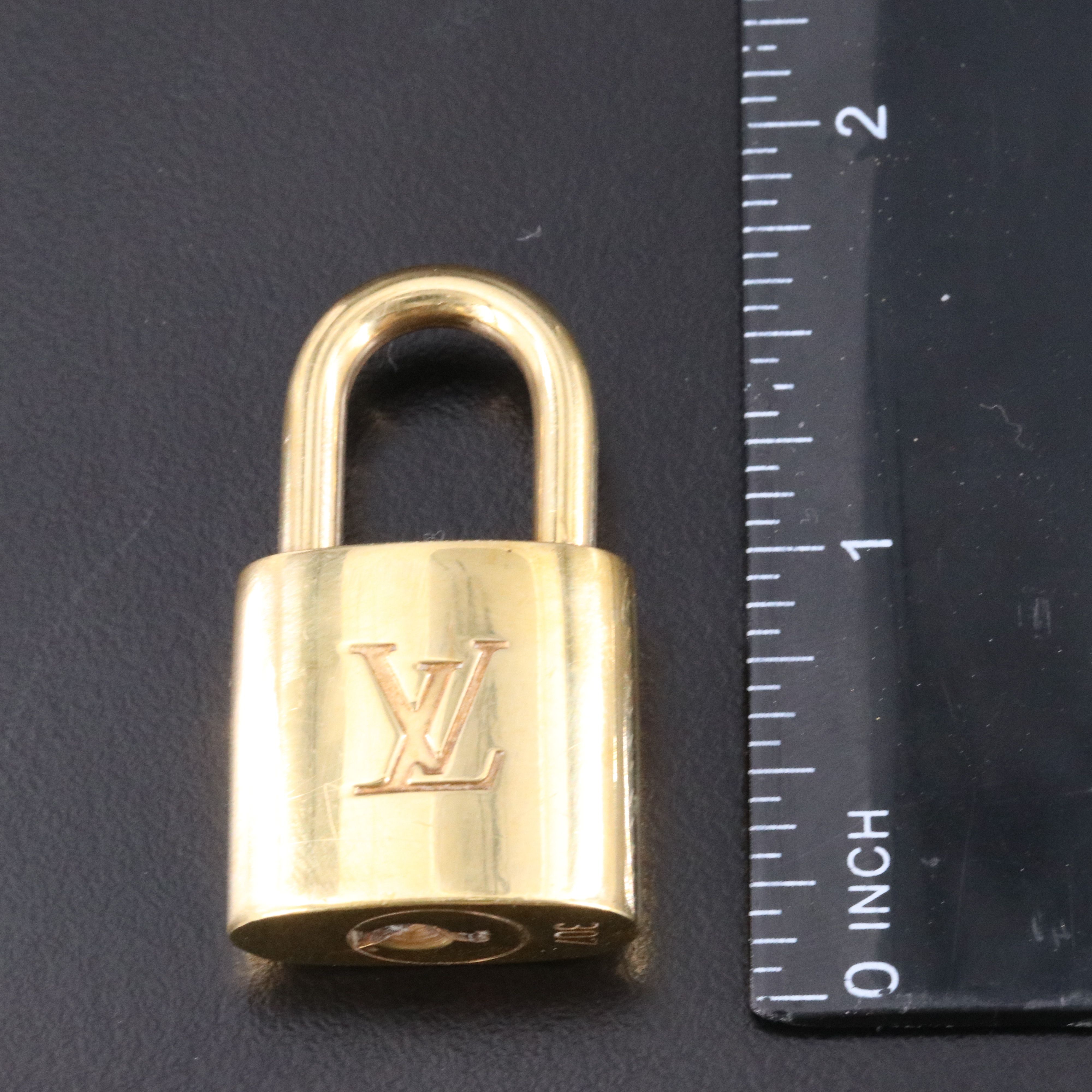 Louis Vuitton Brass Padlock and Key