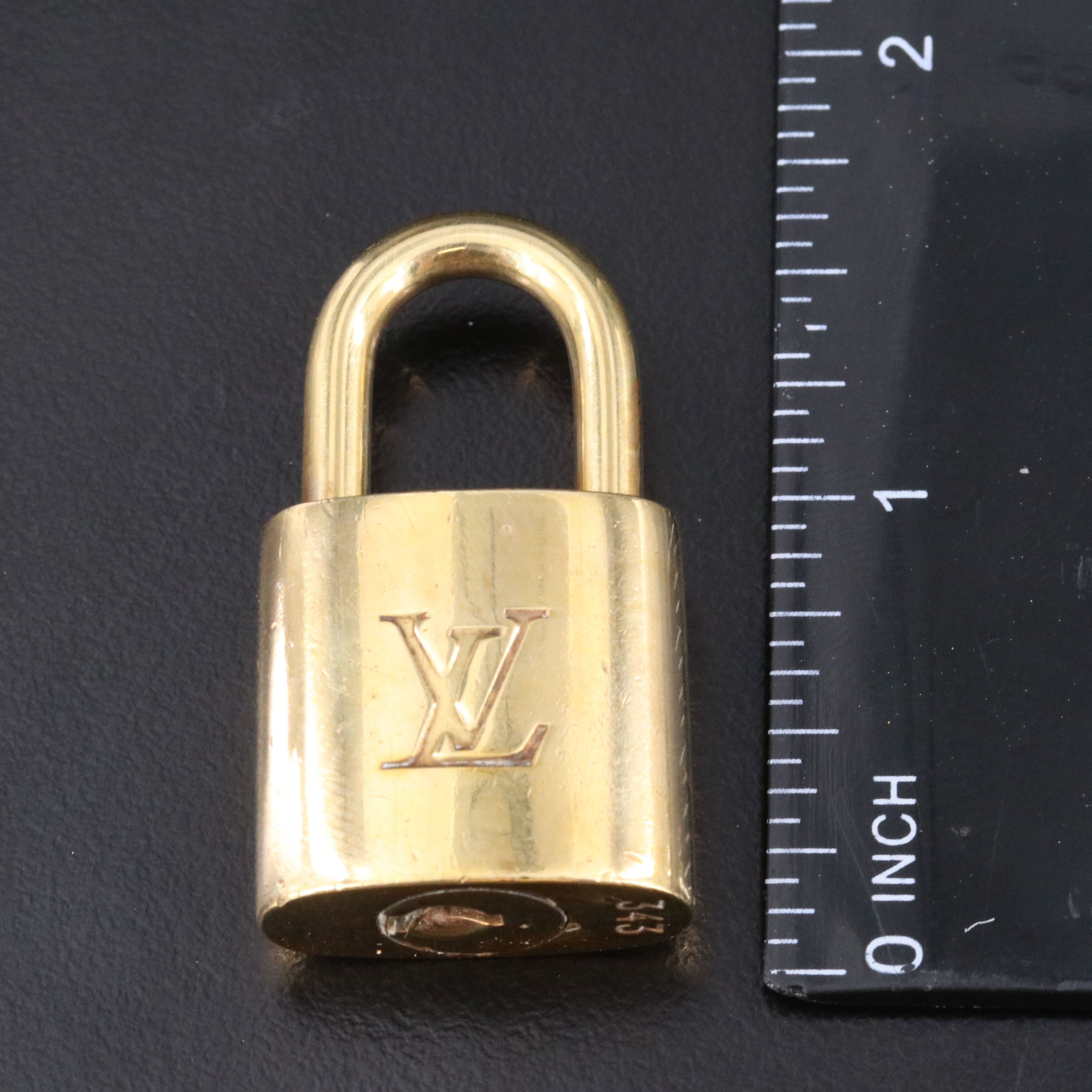 Louis Vuitton Brass Padlock and Key