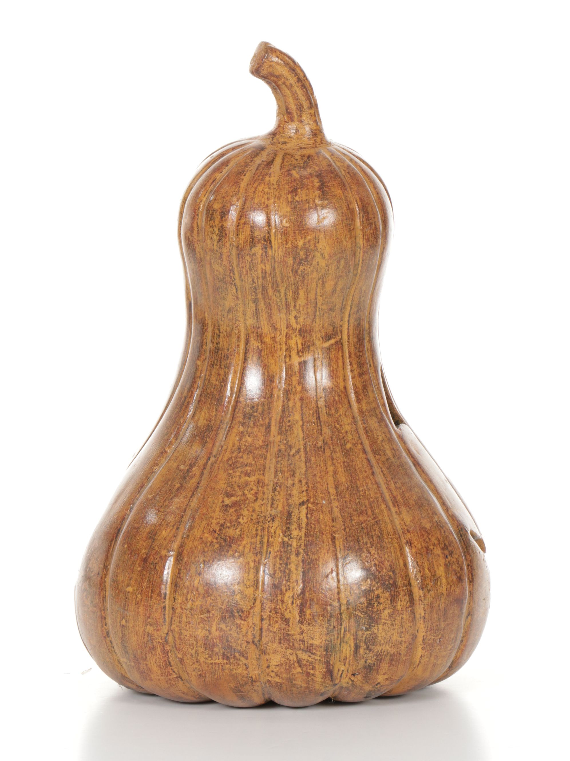 Ceramic Jack-O-Lantern Candle Holder & Statue