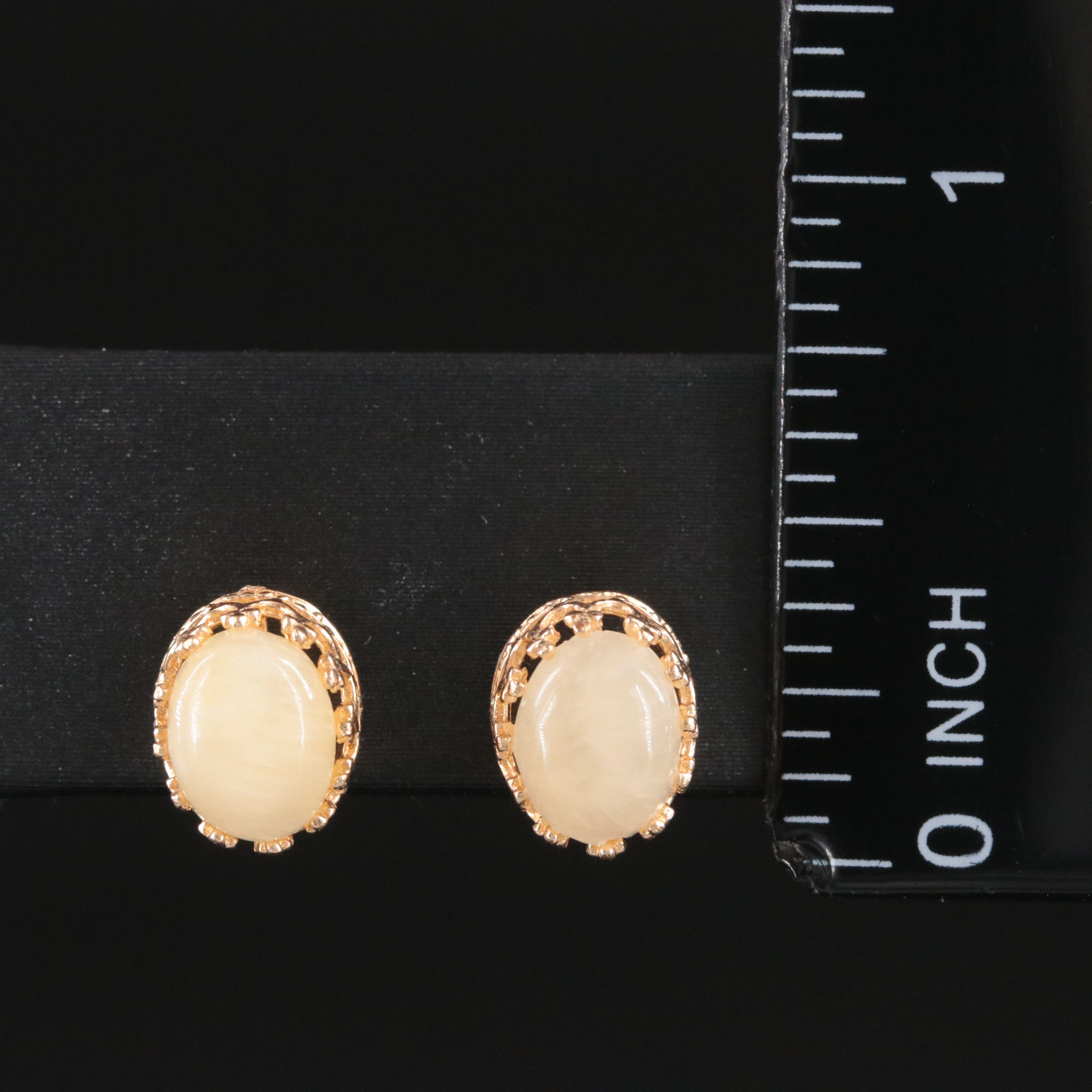 14K Citrine Earrings