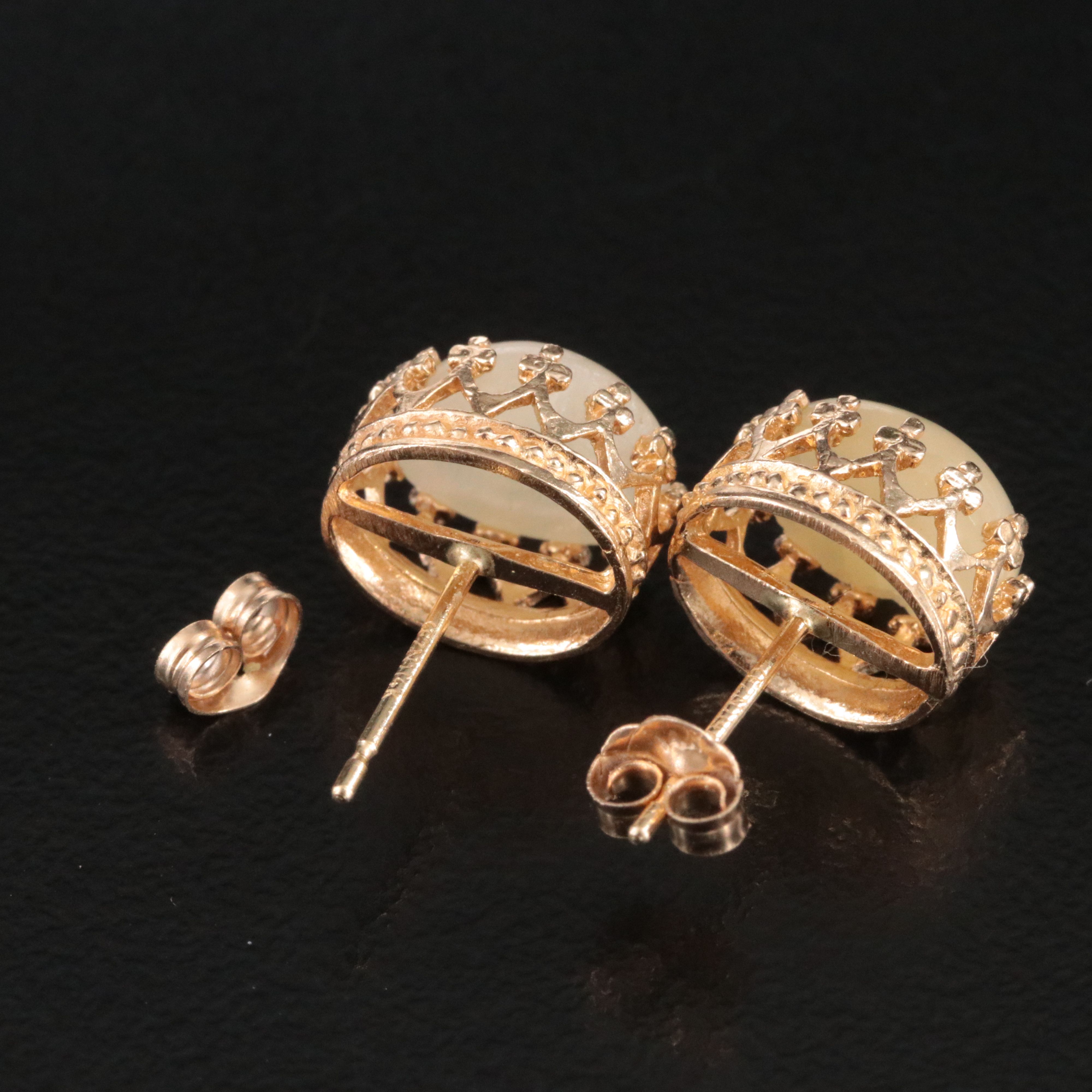 14K Citrine Earrings