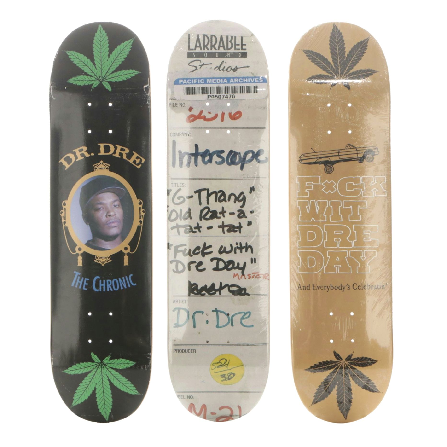 Jeremy Deputat x 1XRUN Skate Decks for "The Chronic Masters" Series, 2023