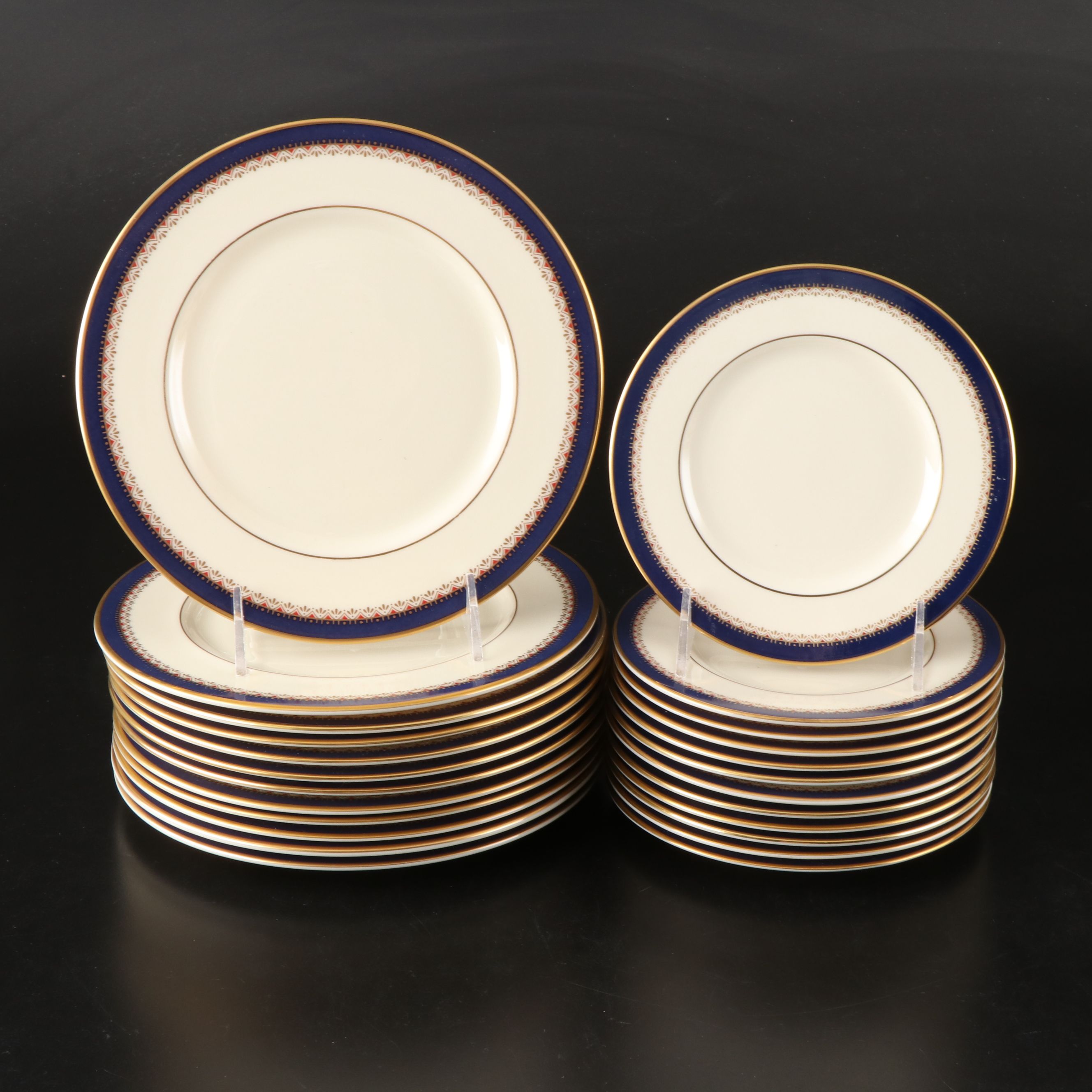Lenox "Jefferson" Porcelain 5-Piece Place Settings, 1984-2002