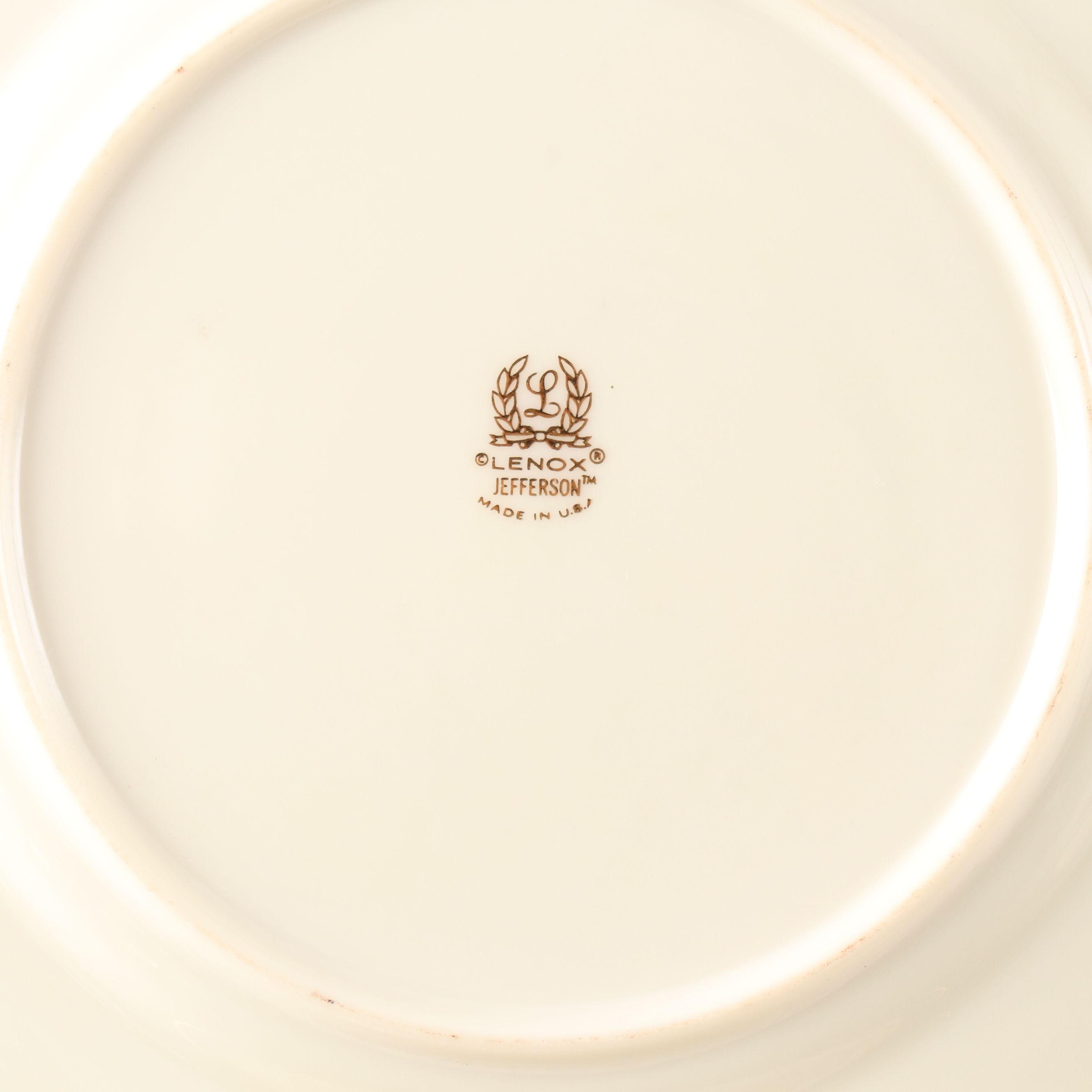 Lenox "Jefferson" Porcelain 5-Piece Place Settings, 1984-2002