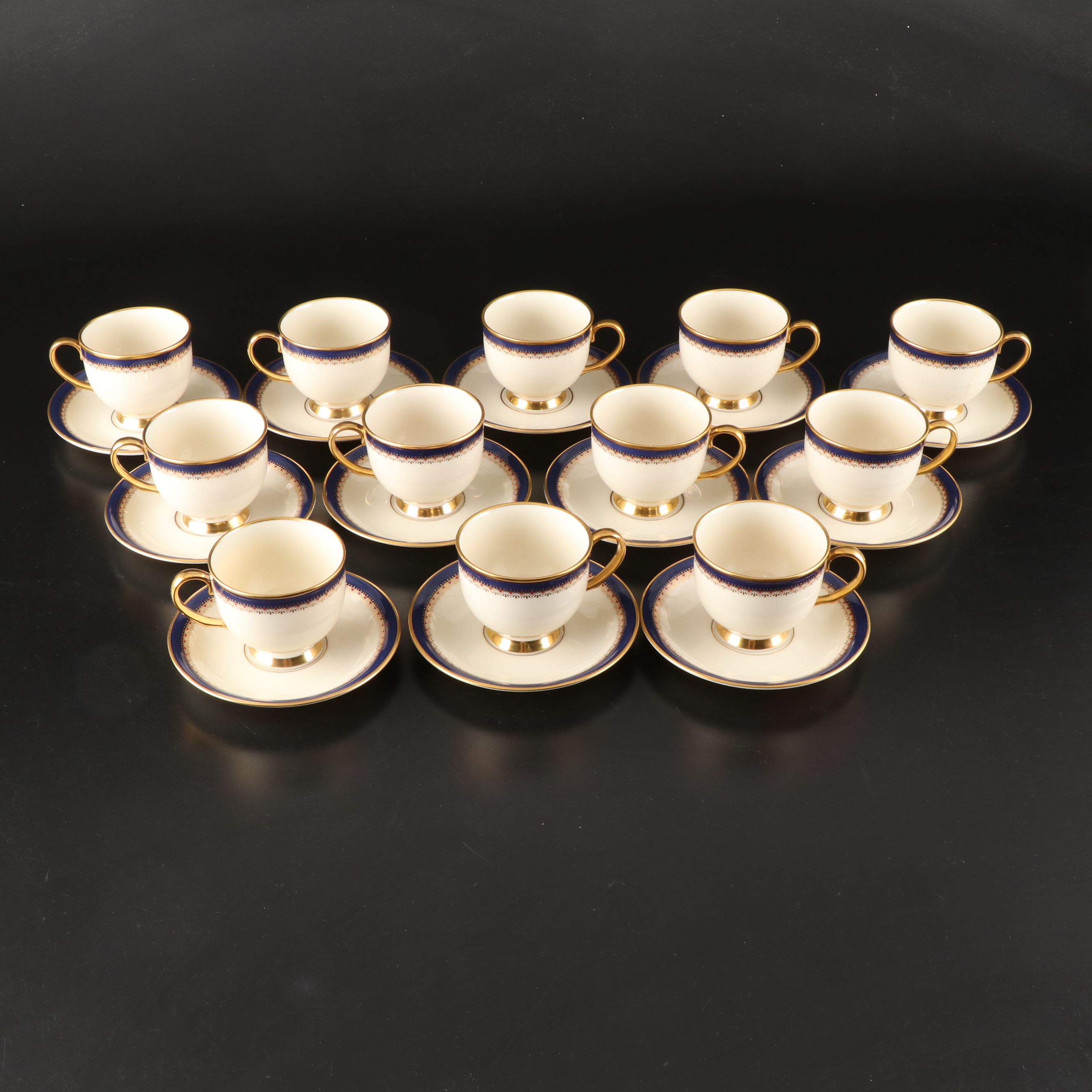 Lenox "Jefferson" Porcelain 5-Piece Place Settings, 1984-2002