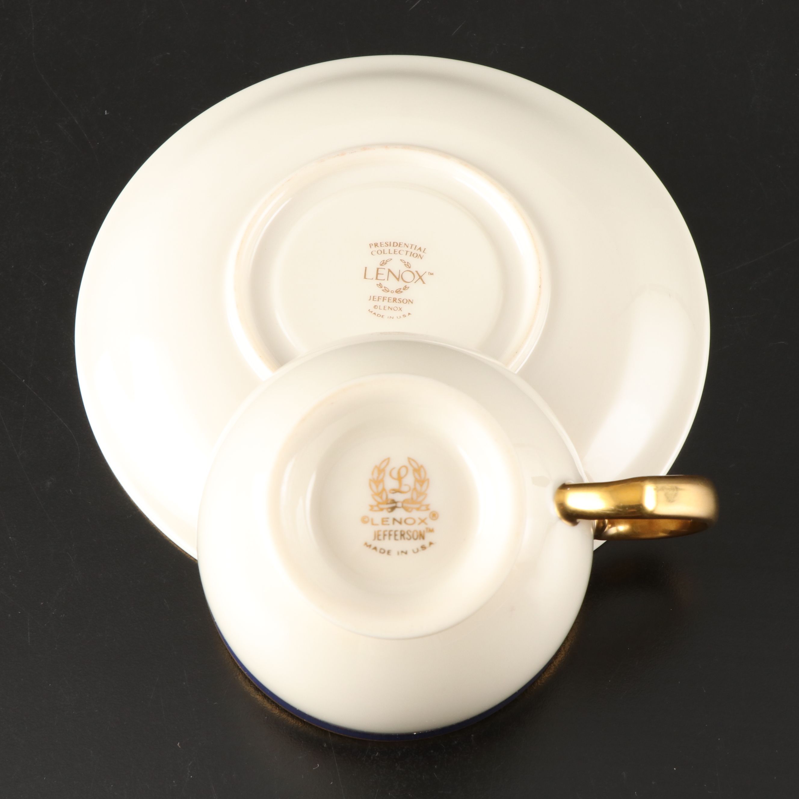 Lenox "Jefferson" Porcelain 5-Piece Place Settings, 1984-2002