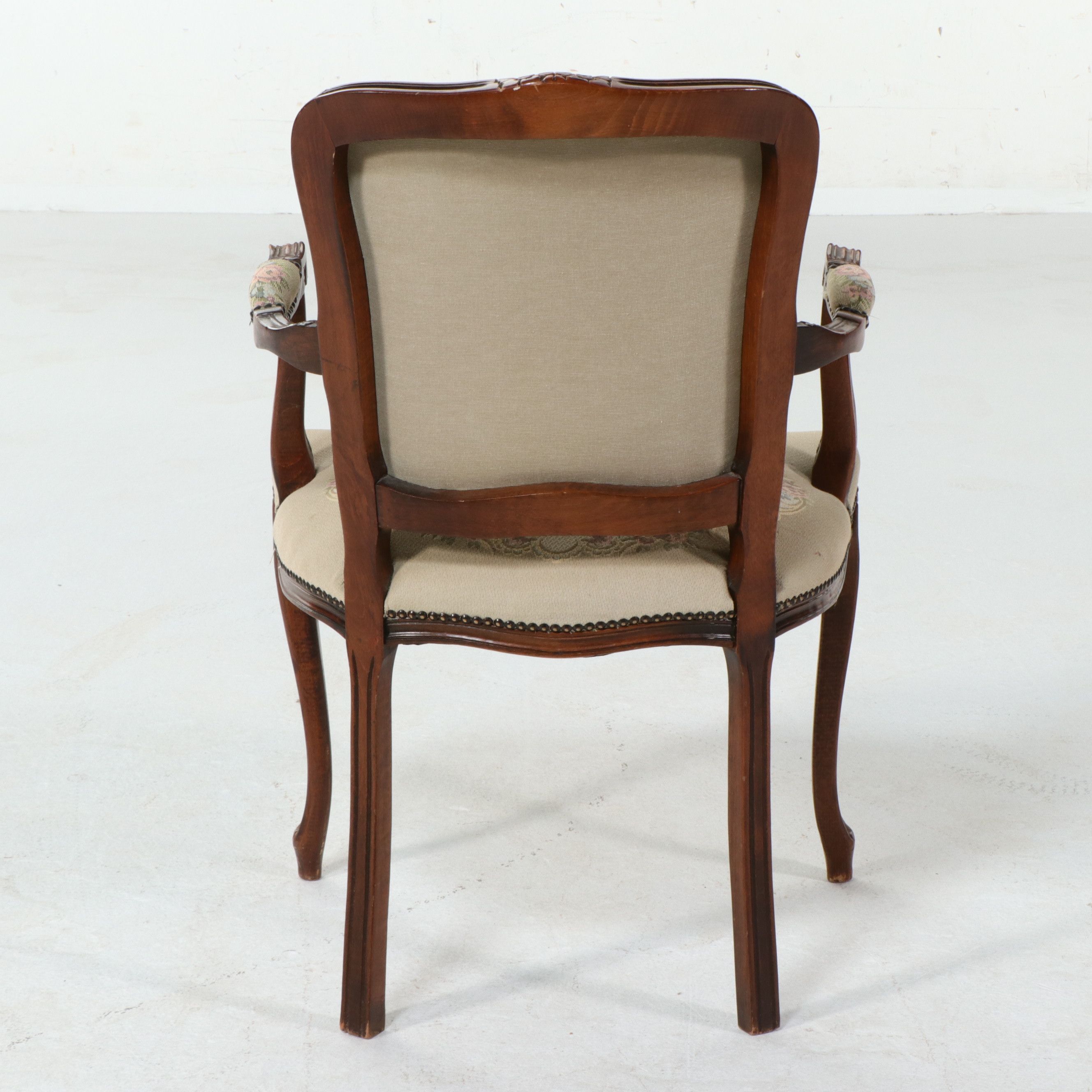 Pair of Italian Louis XV Style Fauteuils, Late 20th Century