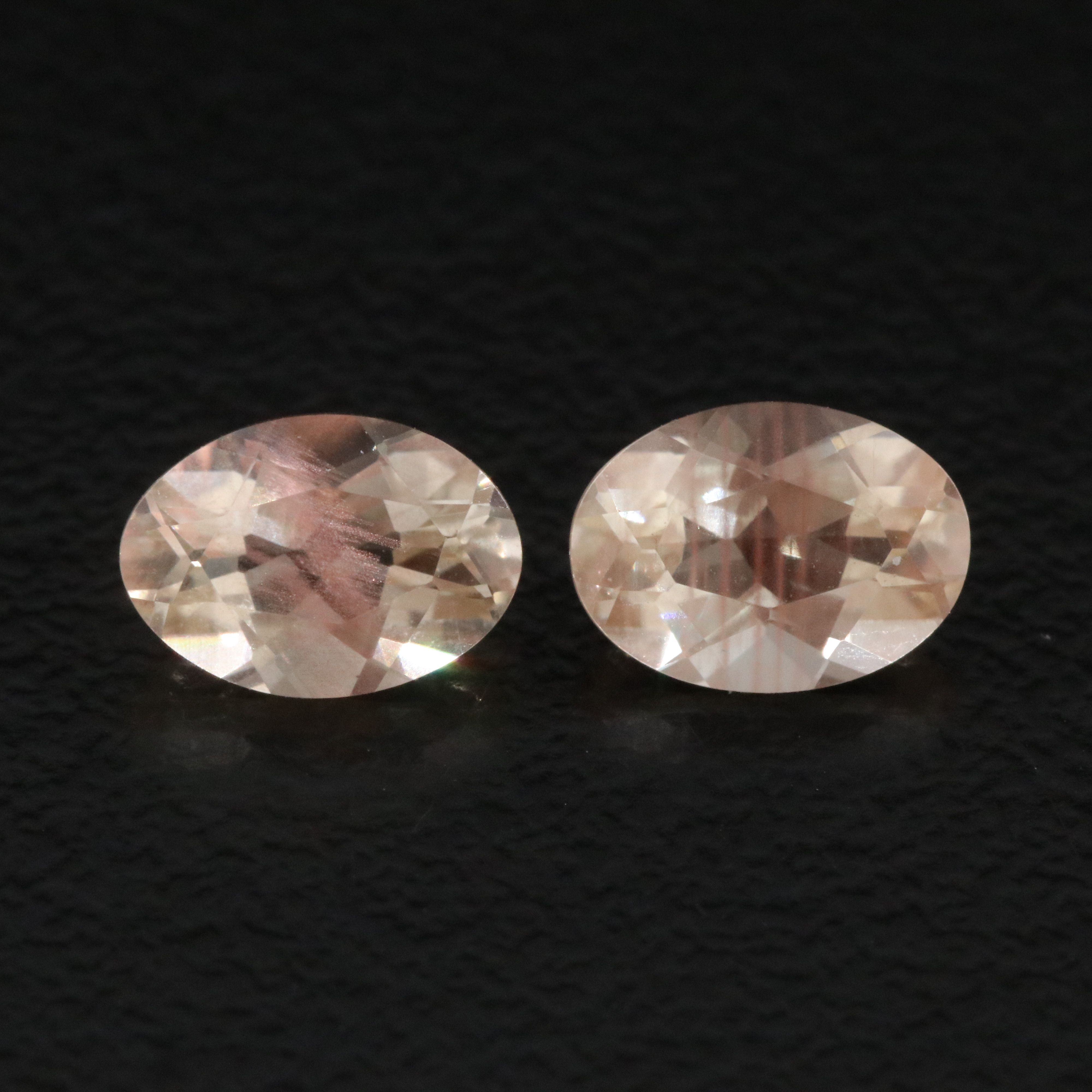Loose 1.46 CTW Sunstone Pair