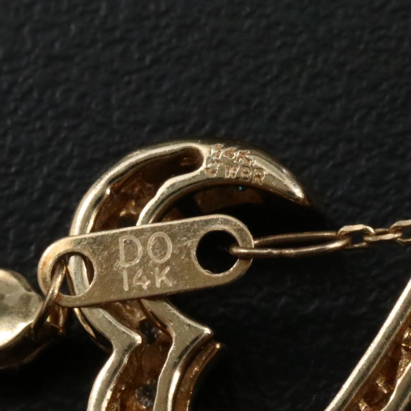 14K 1.53 CTW Diamond Open Heart Pendant Necklace