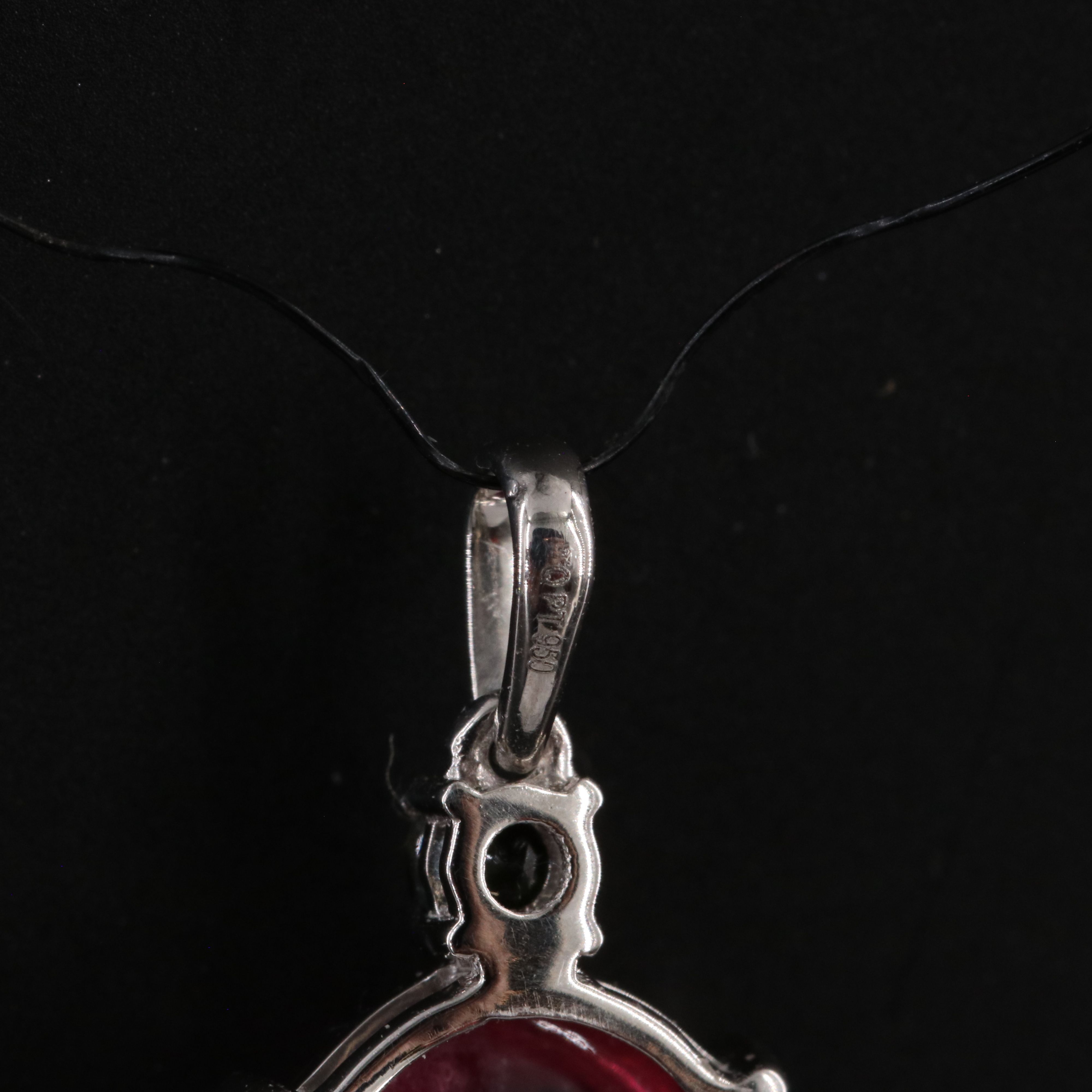 Platinum Tourmaline Pendant with 10.16 CT Center