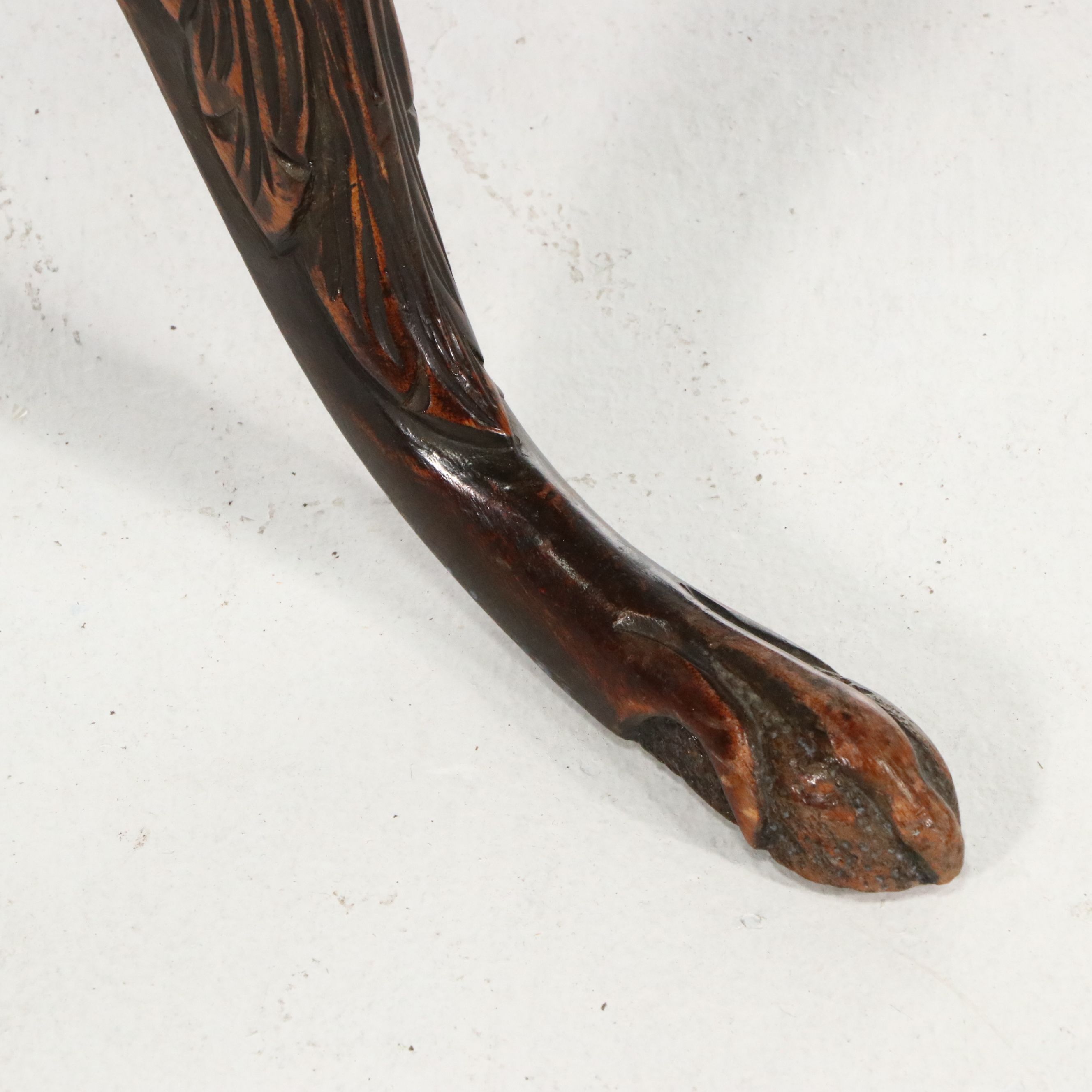 Carved Wooden Tea Table