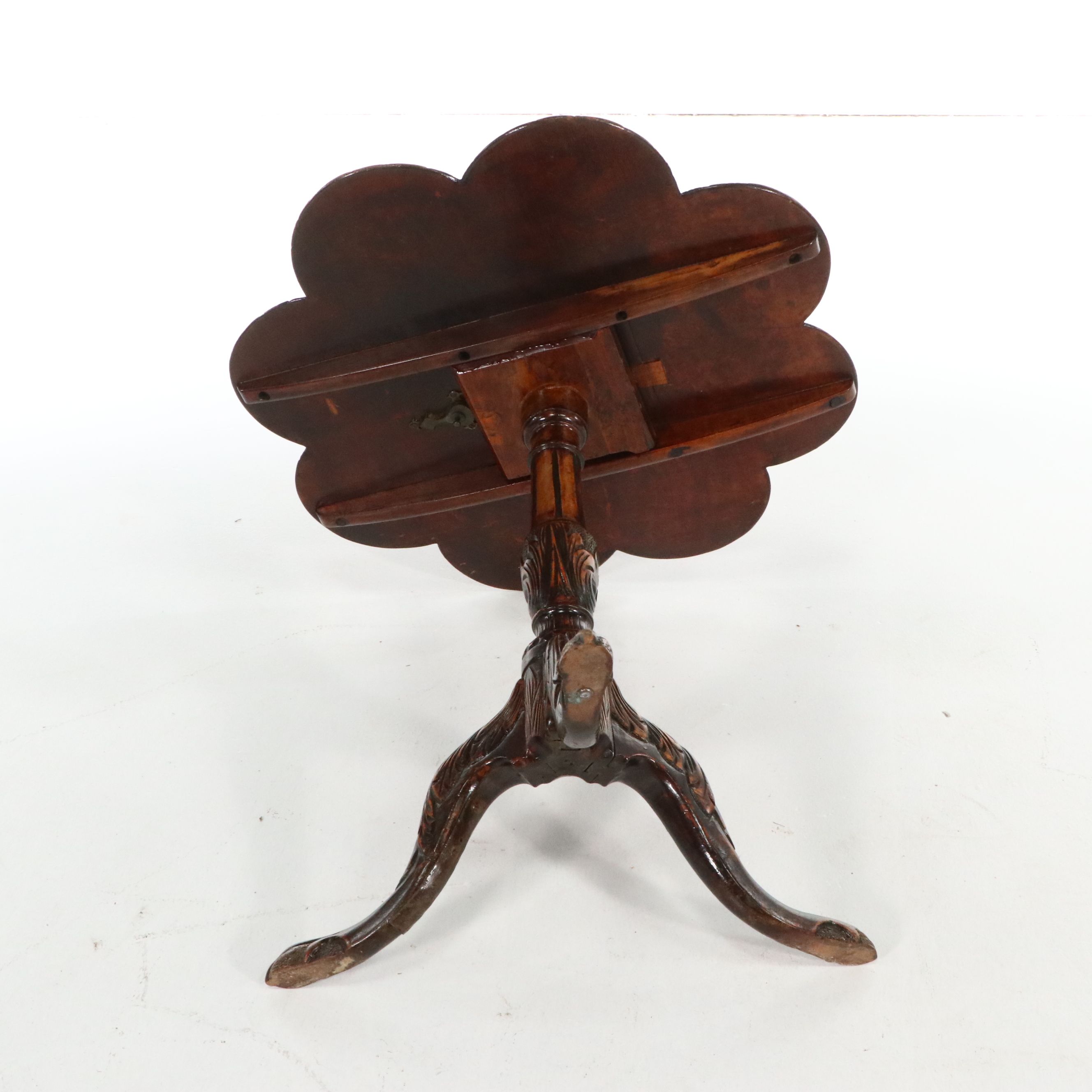 Carved Wooden Tea Table