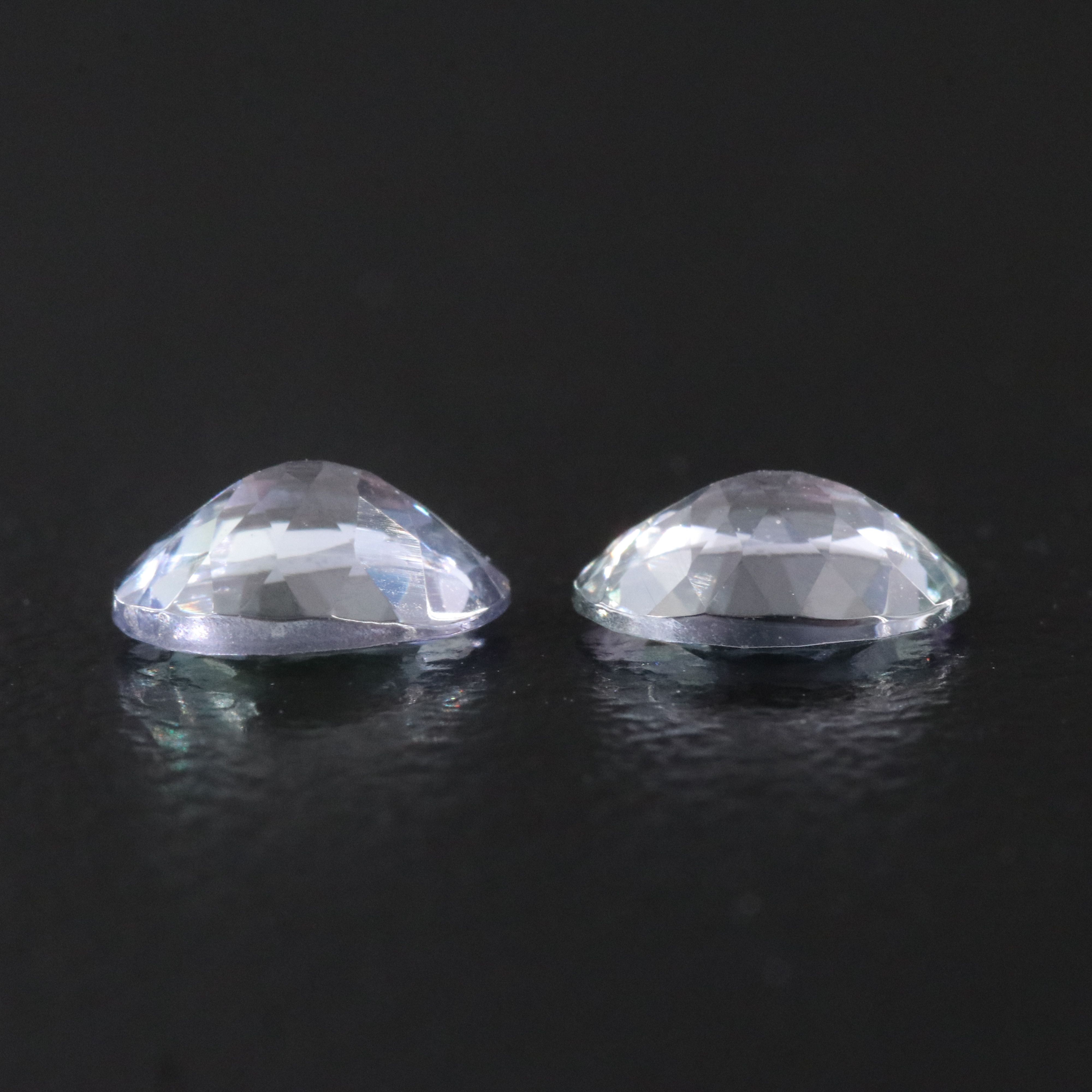 Loose 1.36 CTW Tanzanite Pair