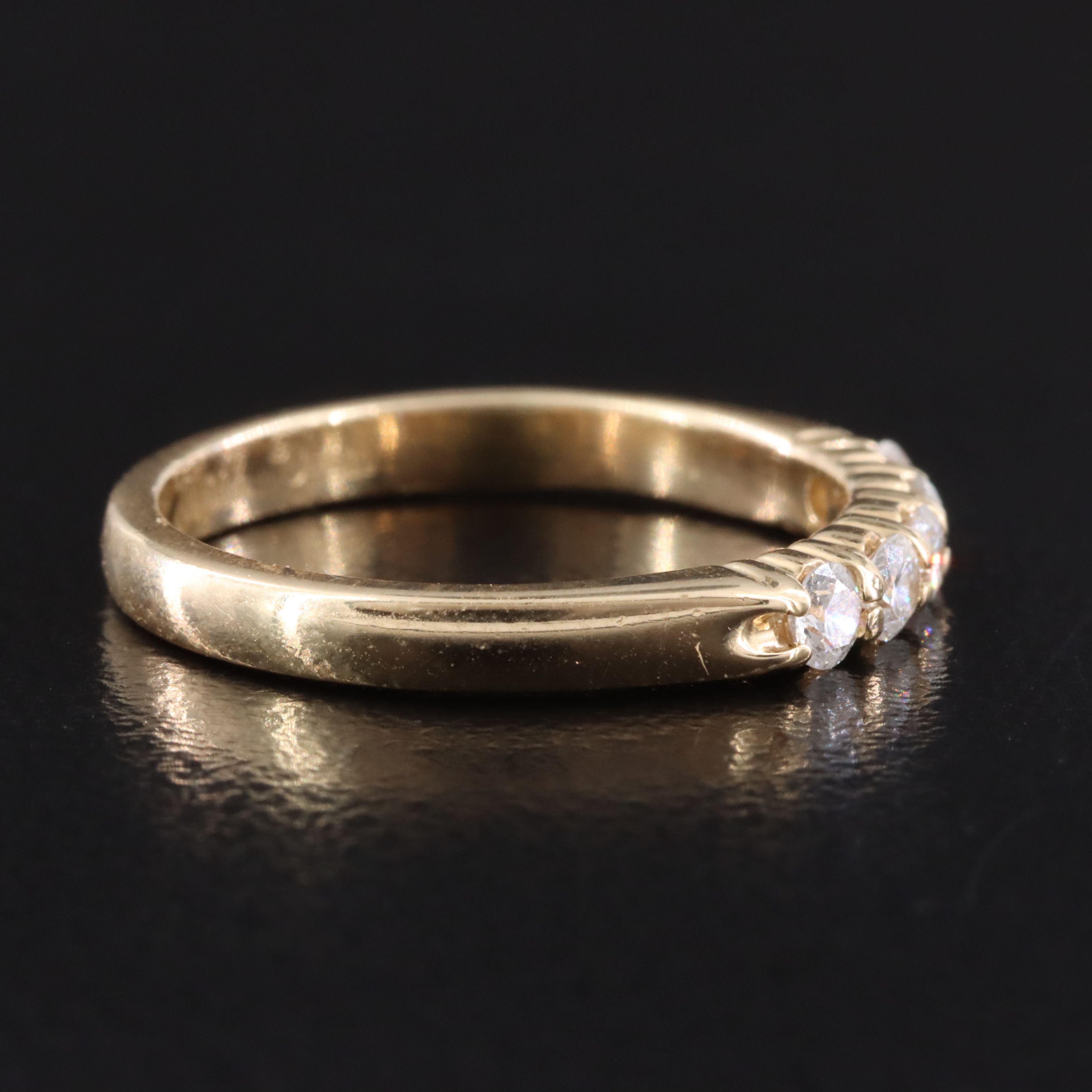 14K 0.20 CTW Diamond Band
