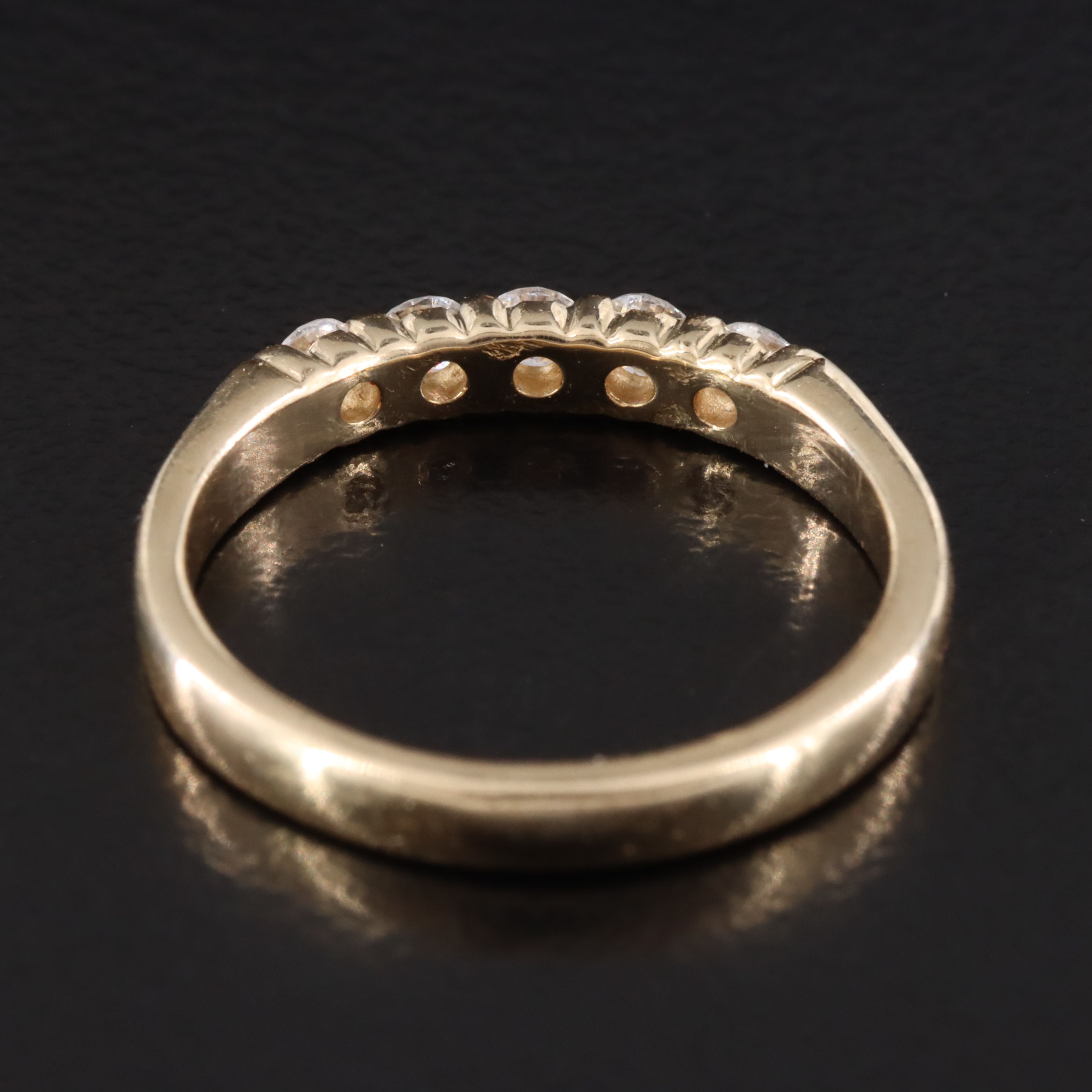 14K 0.20 CTW Diamond Band
