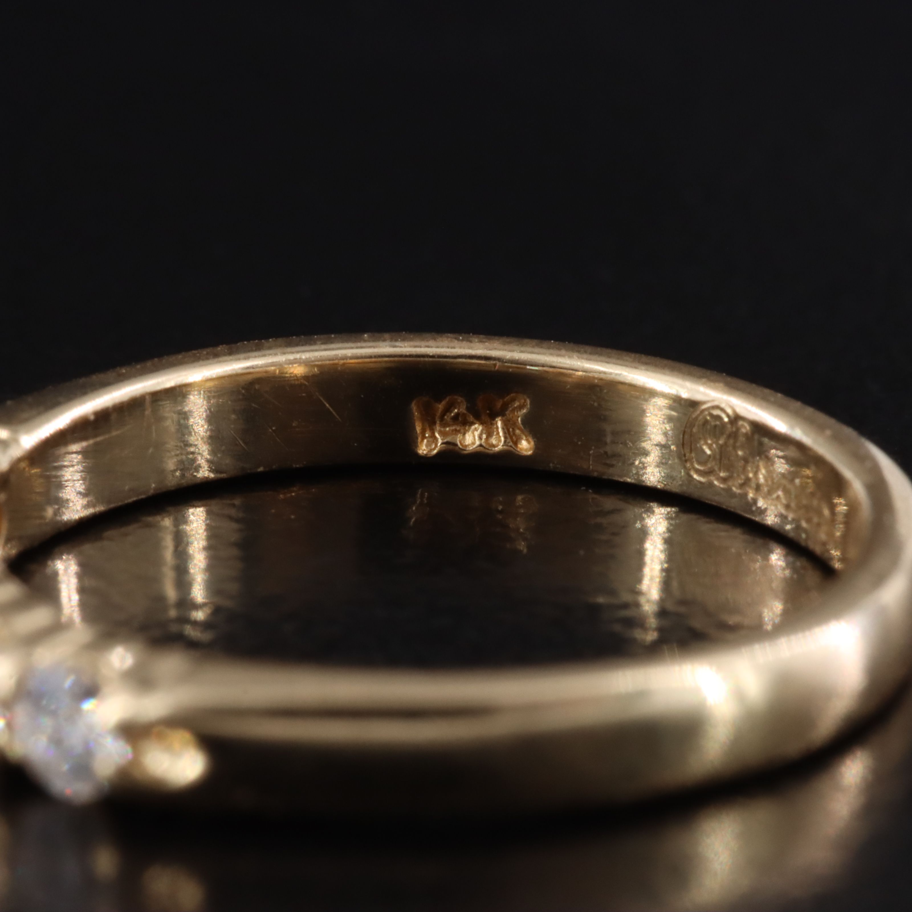 14K 0.20 CTW Diamond Band