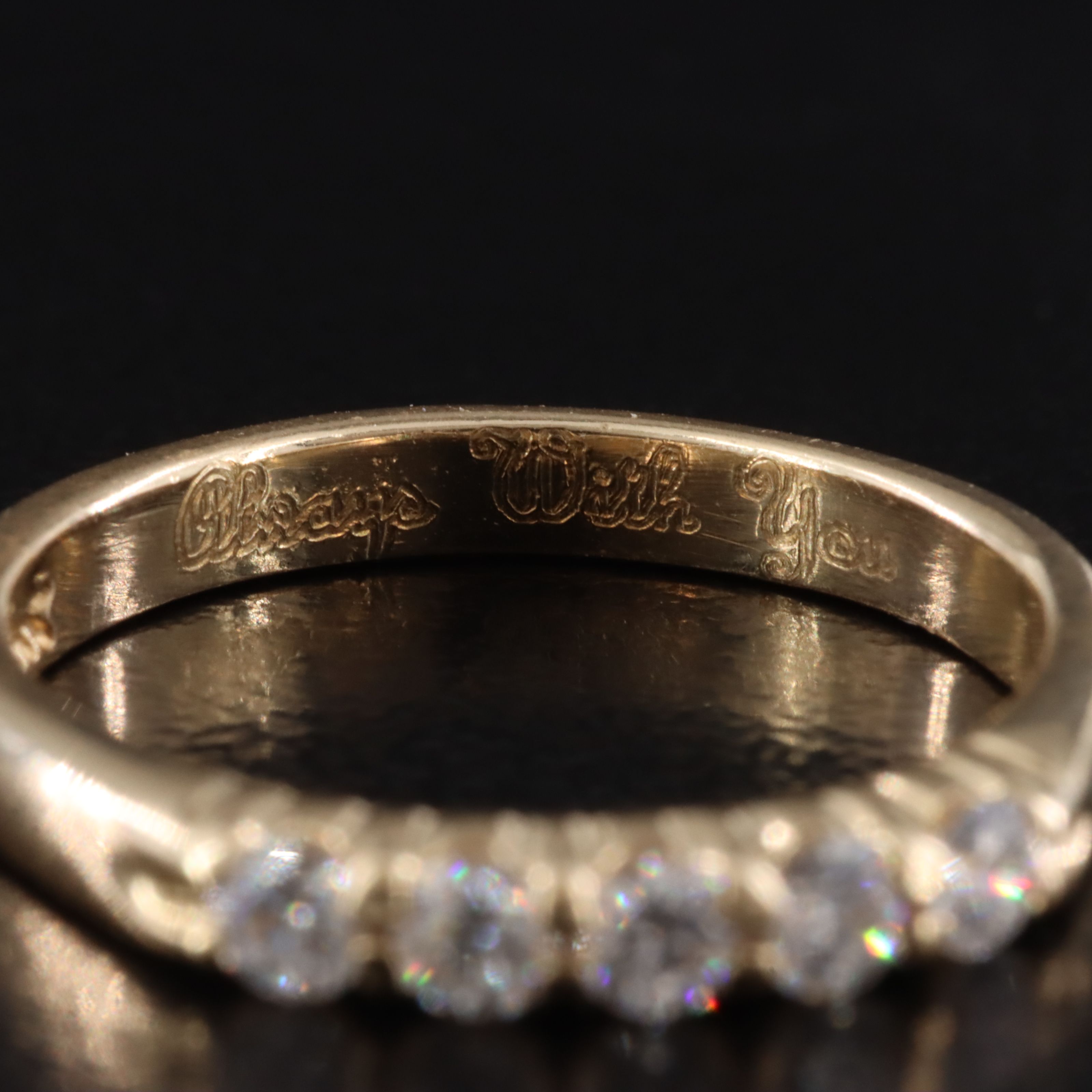14K 0.20 CTW Diamond Band
