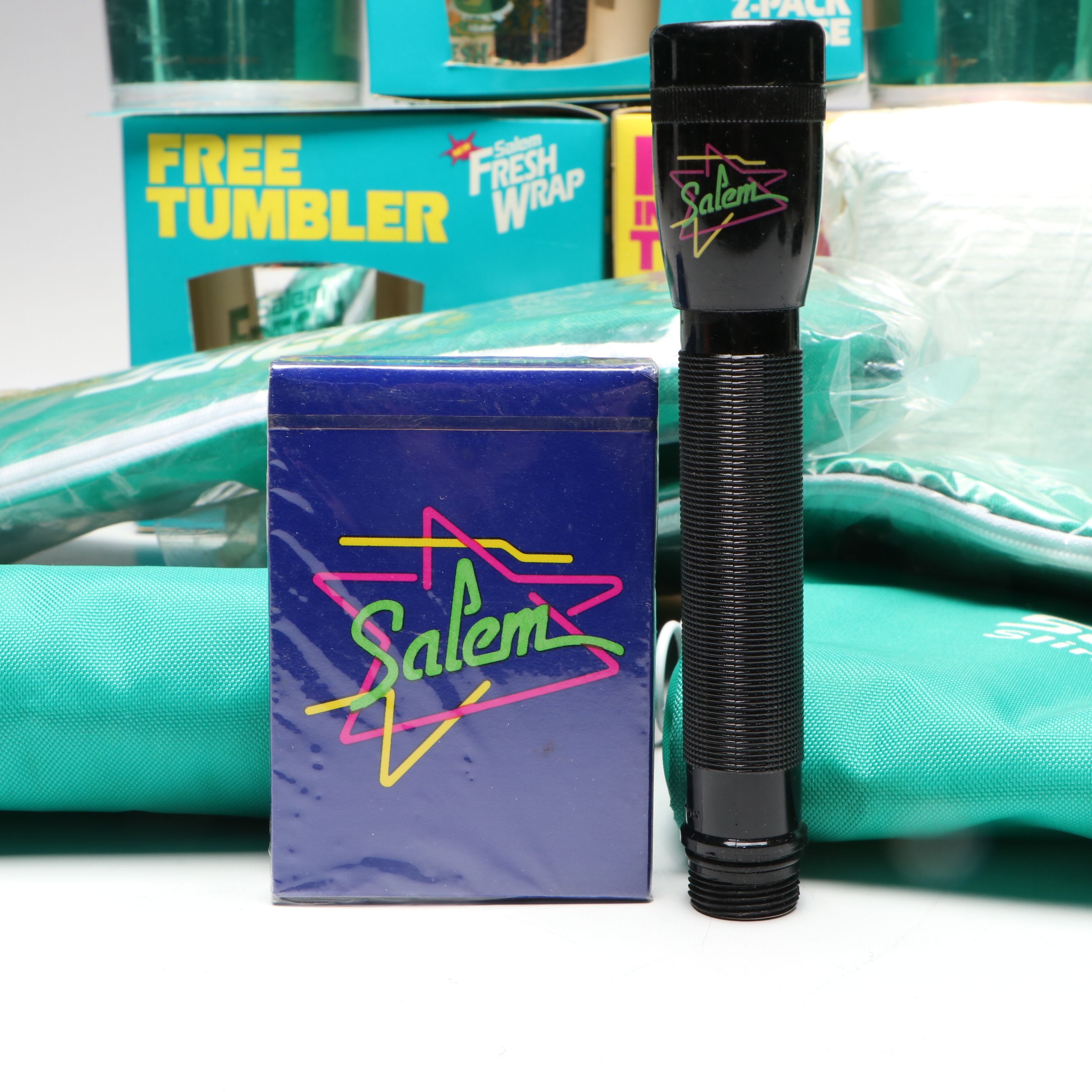 Salem Tumblers, Watches, Playing Cards and More Advertising Memorabilia