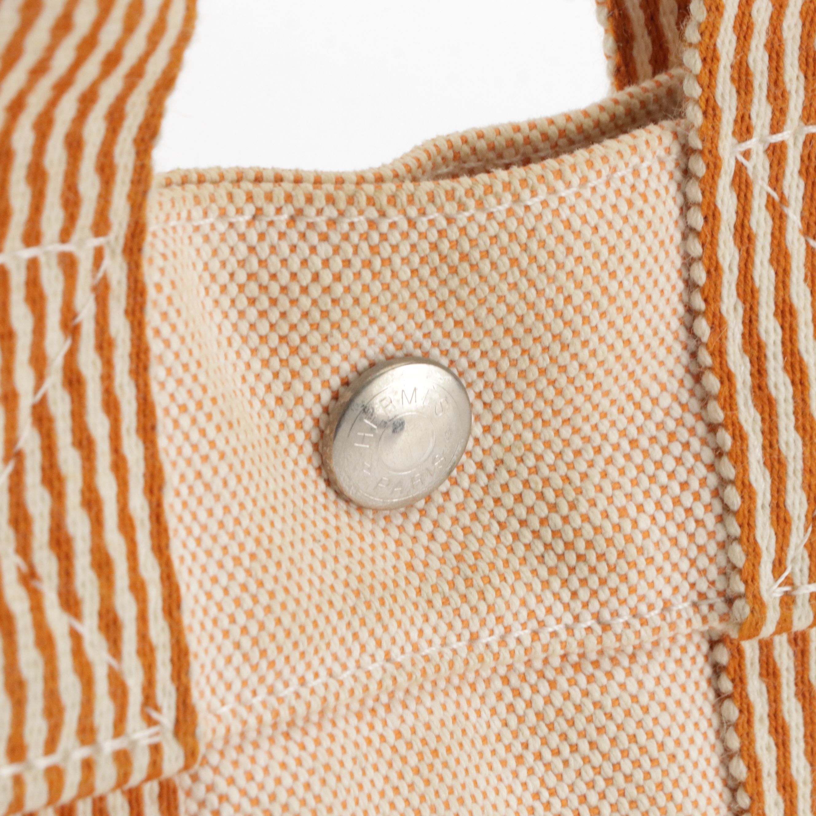 Hermès Cotton Toile Canvas Fourre Tout PM