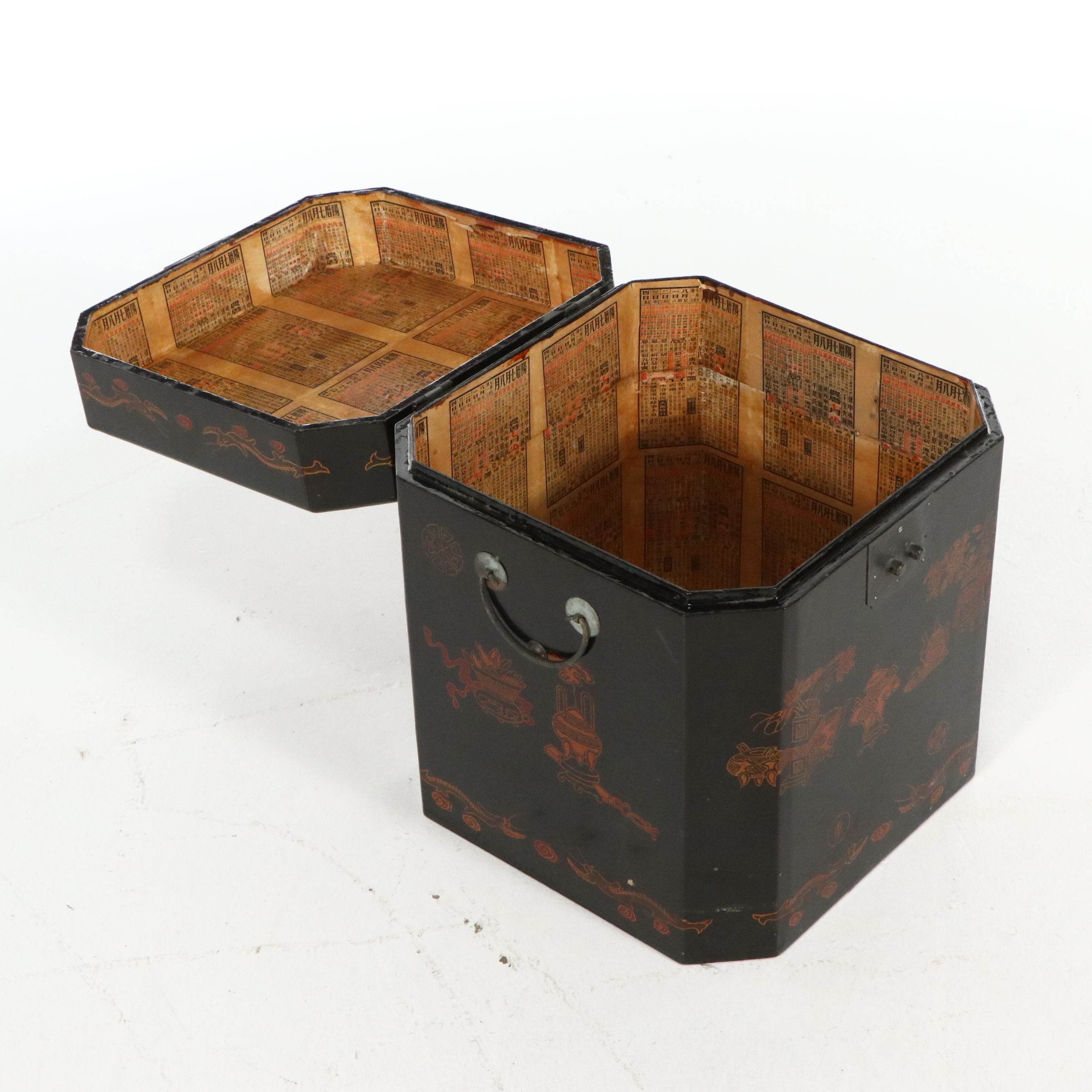 Chinese Lacquered Chest, 19th Century