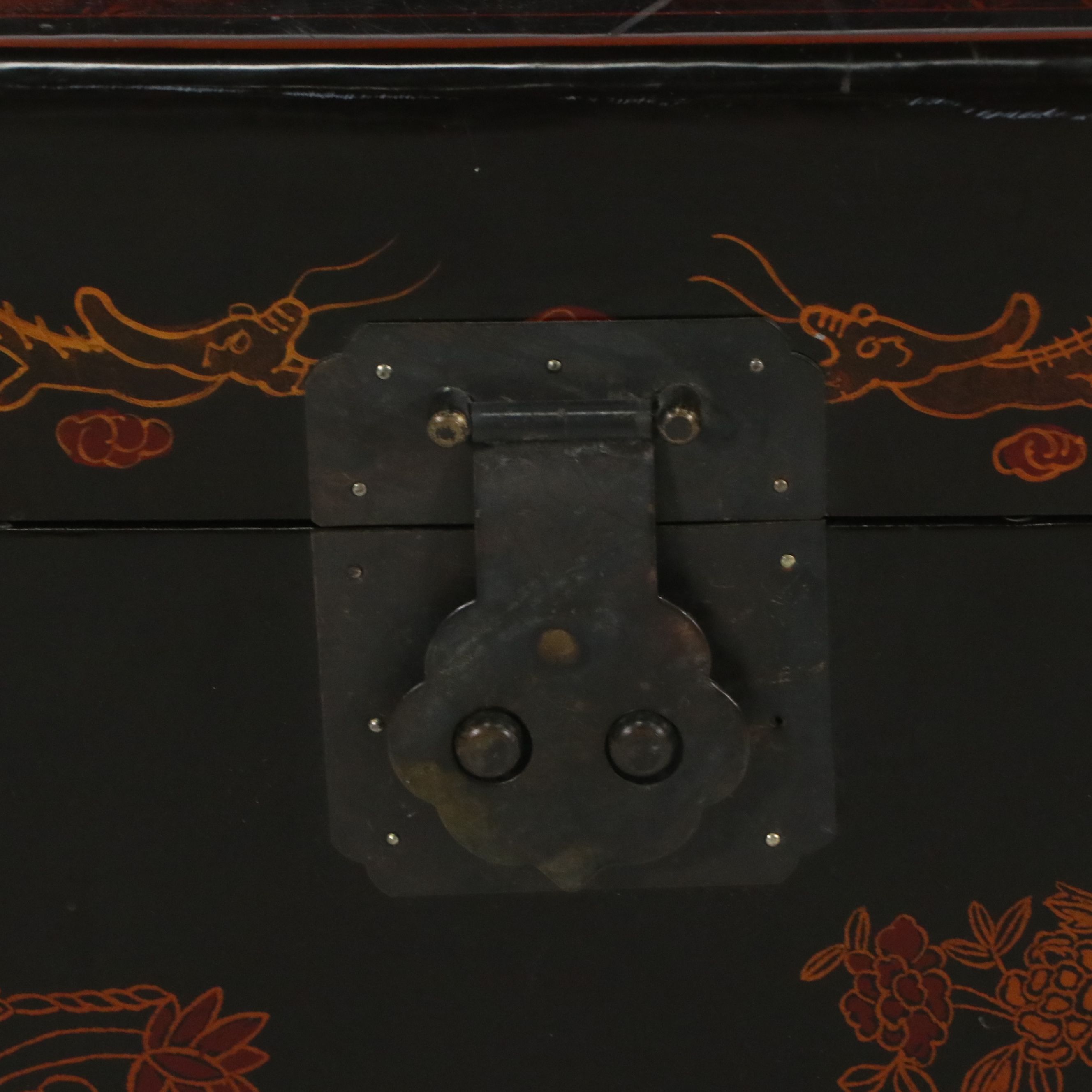 Chinese Lacquered Chest, 19th Century