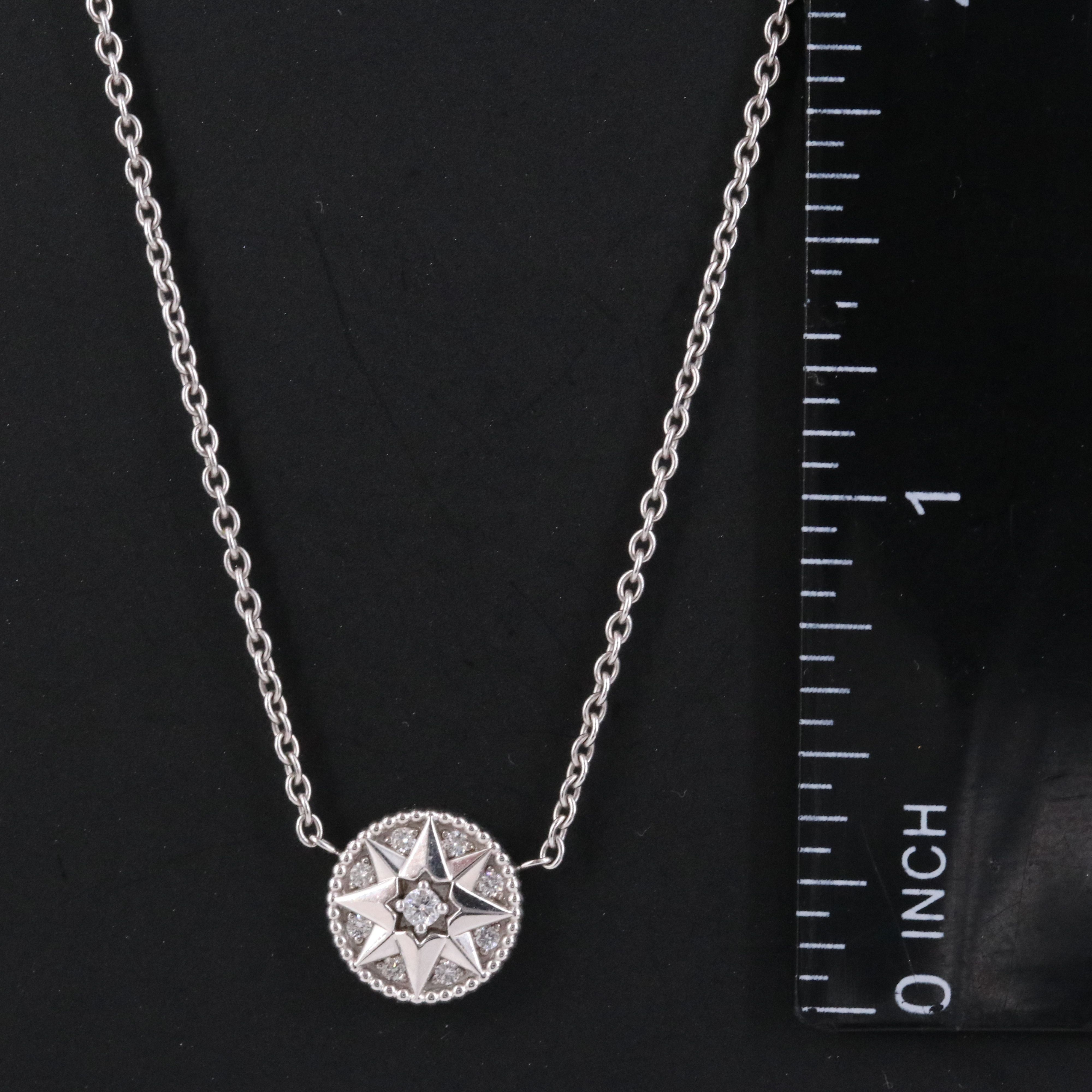 Dior Rose des Vents 18K Diamond Necklace