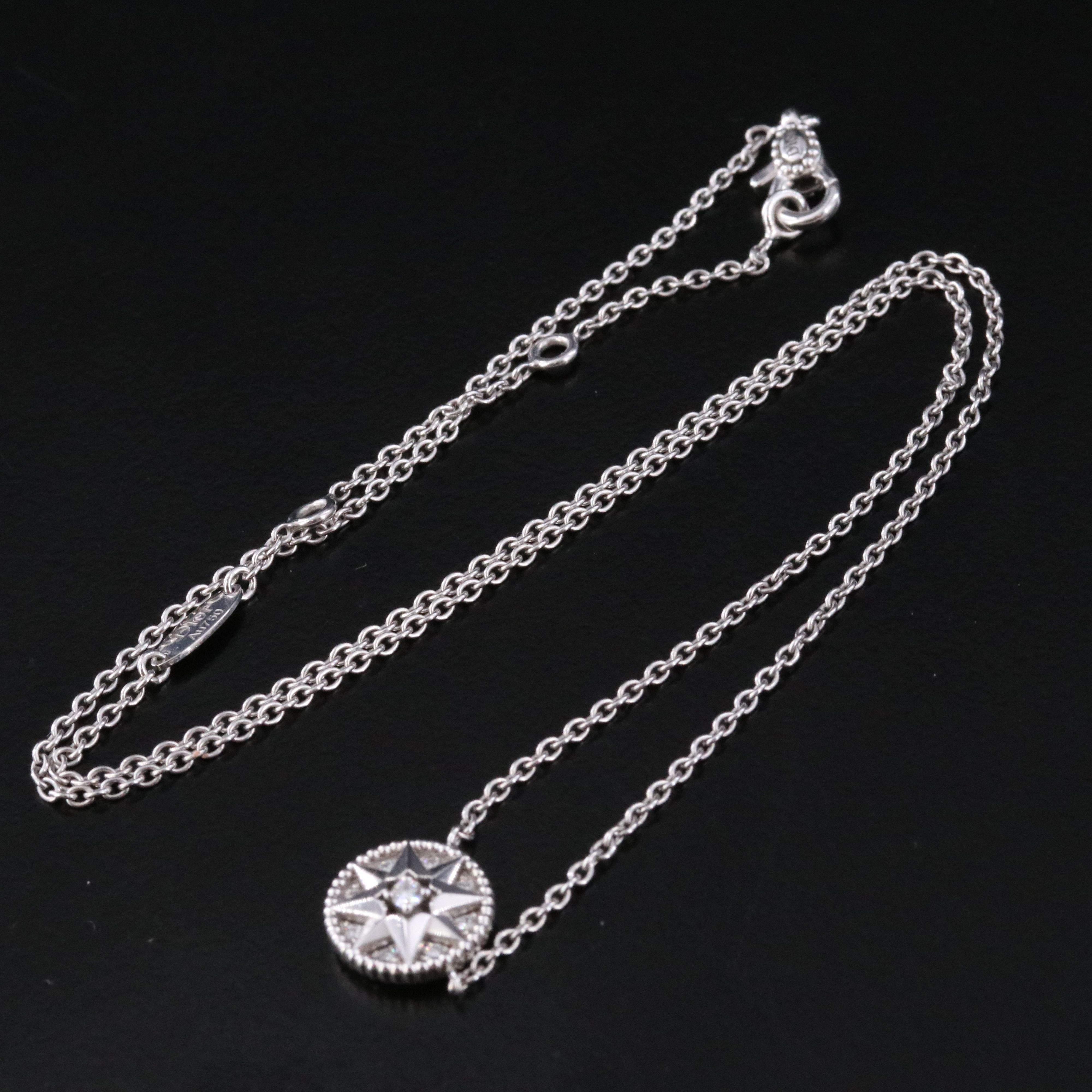 Dior Rose des Vents 18K Diamond Necklace