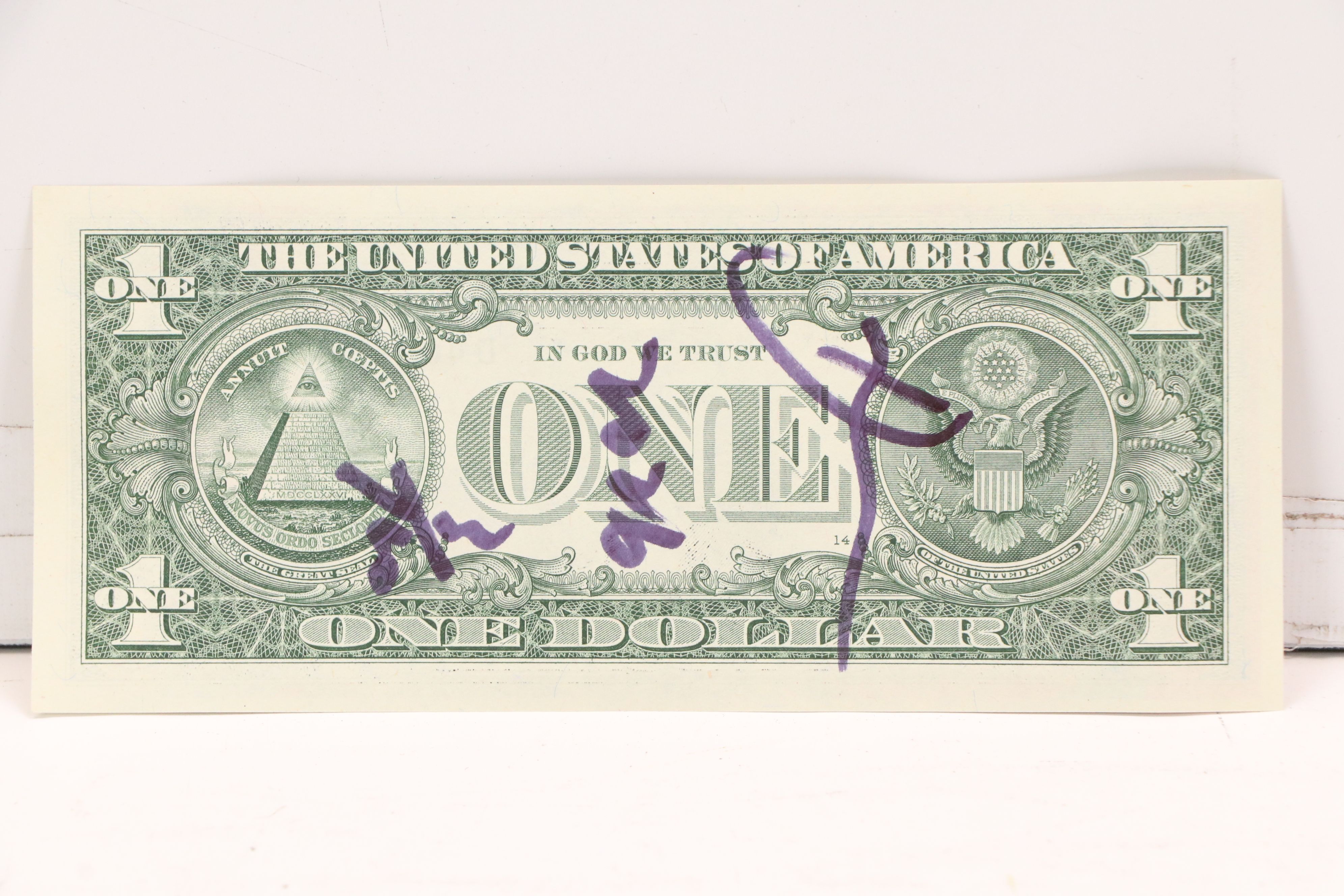 Death NYC Screenprint of Warhol's Marilyn Superimposed on US Dollar, 2026