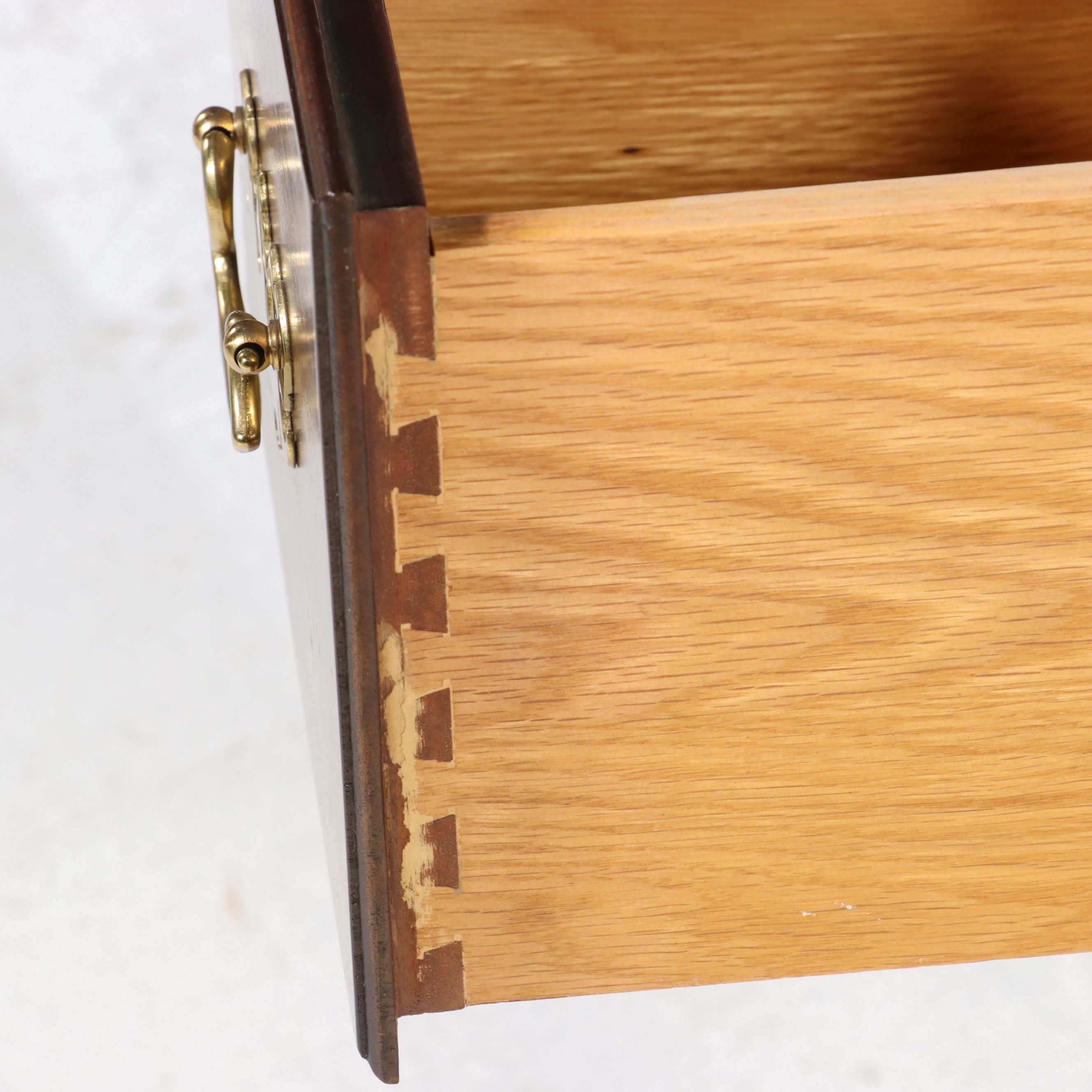 Chippendale Style Mahogany Lowboy Dressing Table, Mid to Late 20th Century
