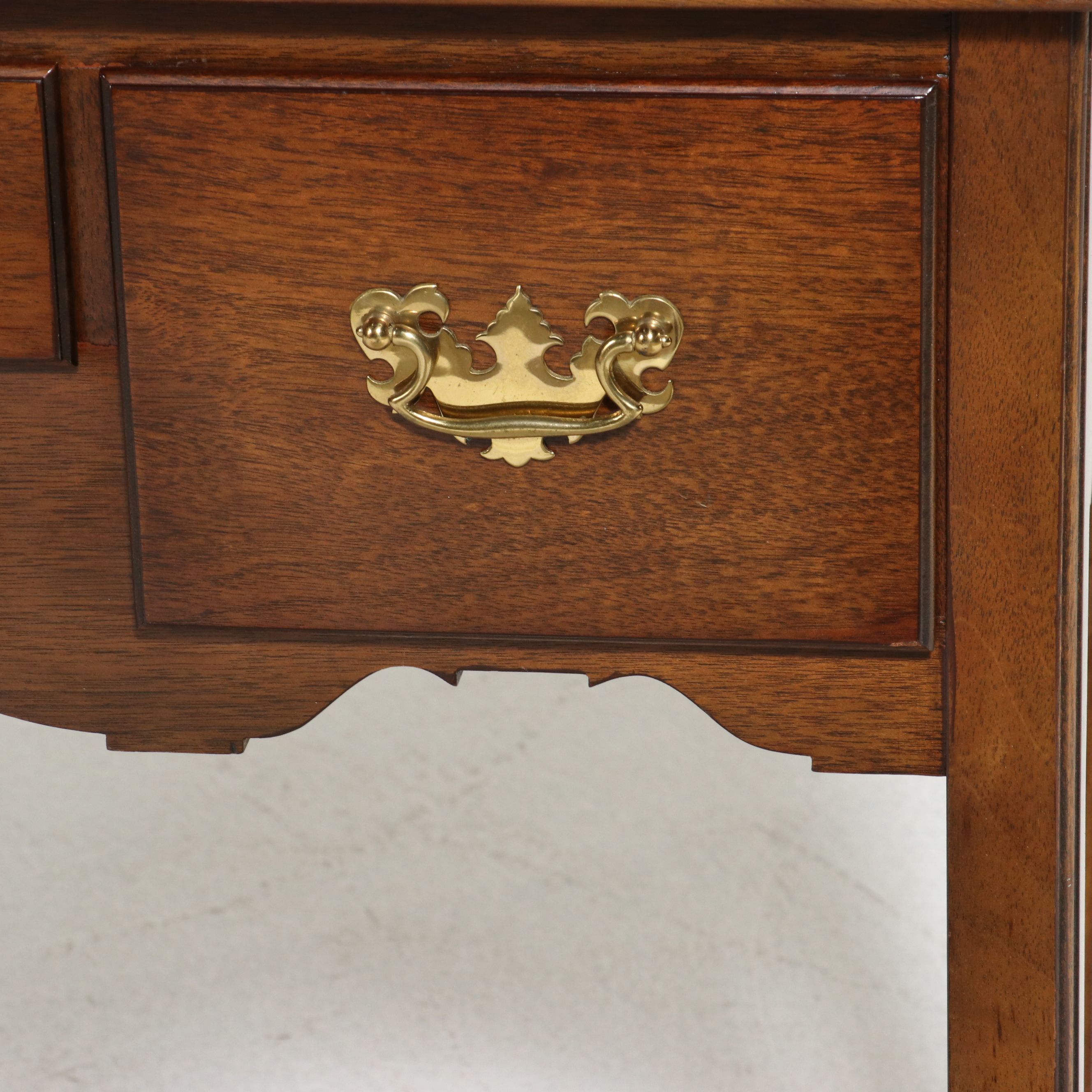 Chippendale Style Mahogany Lowboy Dressing Table, Mid to Late 20th Century