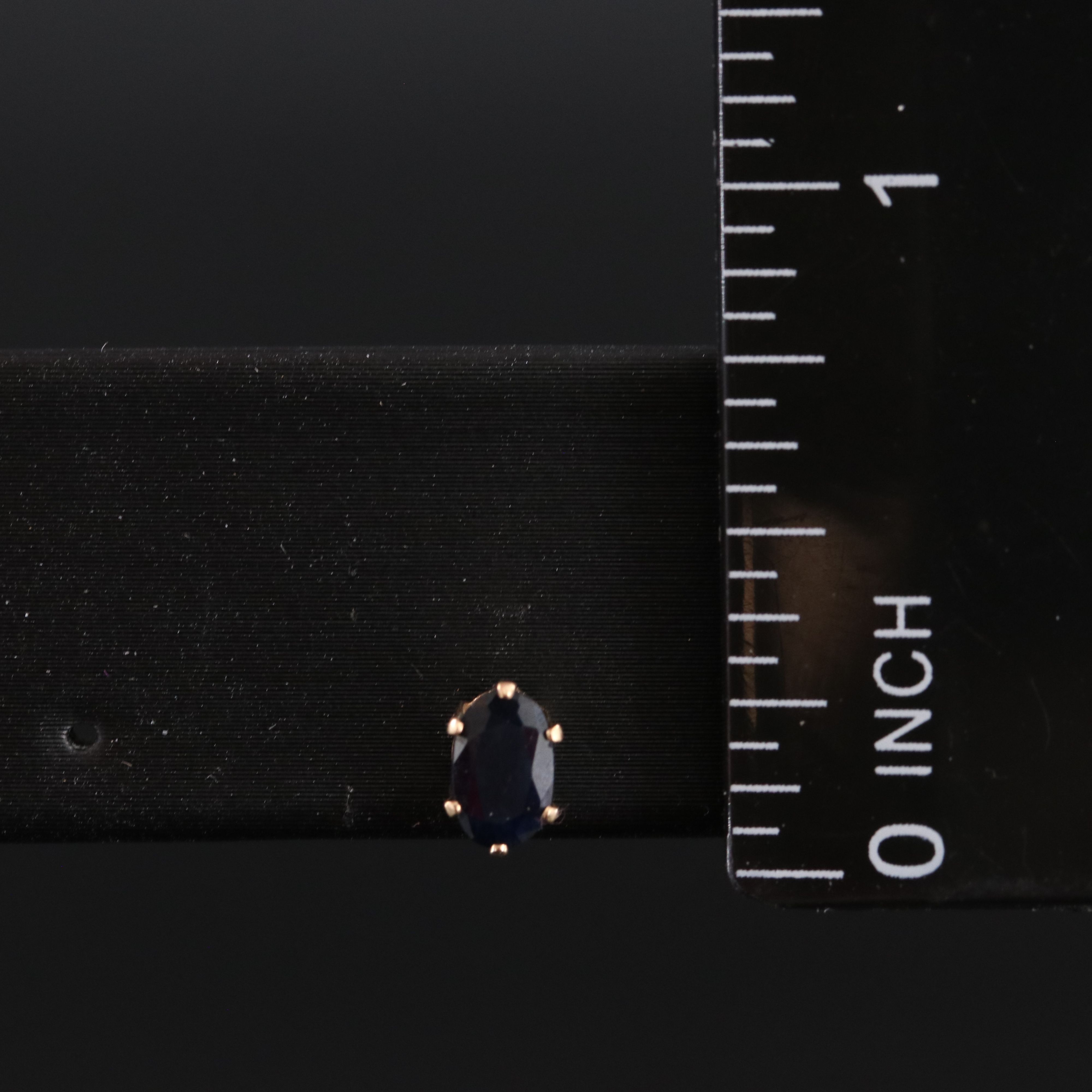 10K Sapphire Stud Earrings