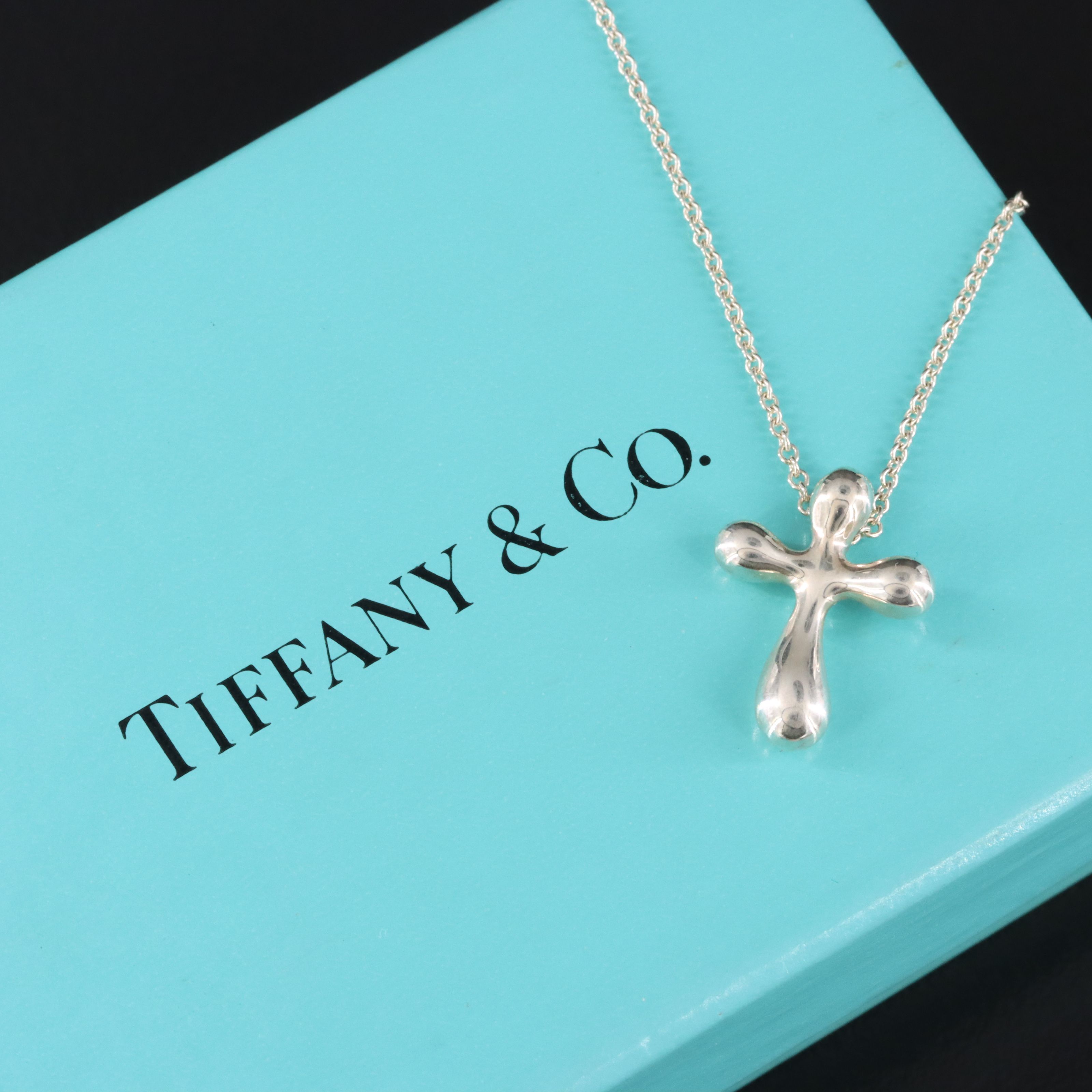 Elsa Peretti for Tiffany & Co. Sterling Cross Necklace