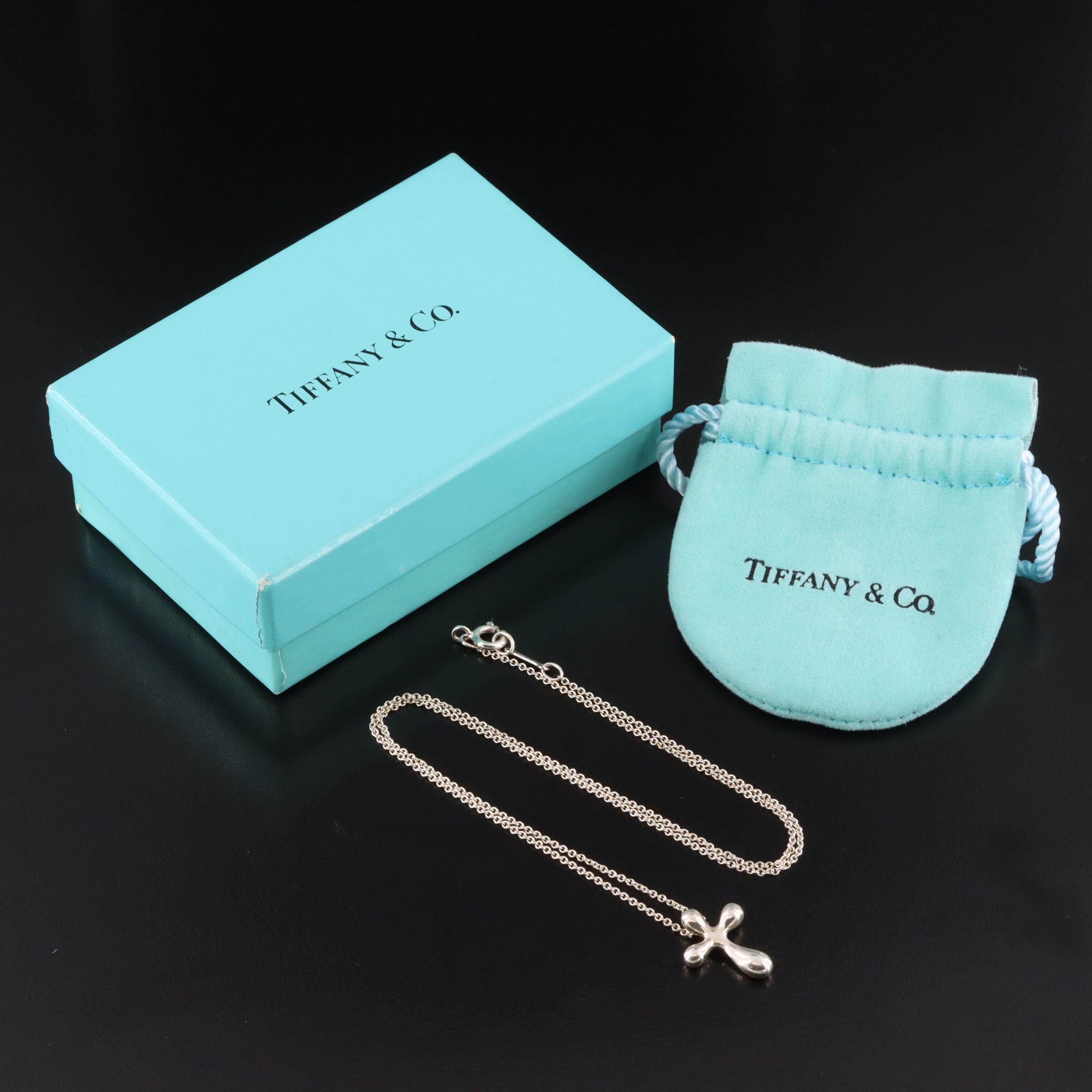 Elsa Peretti for Tiffany & Co. Sterling Cross Necklace