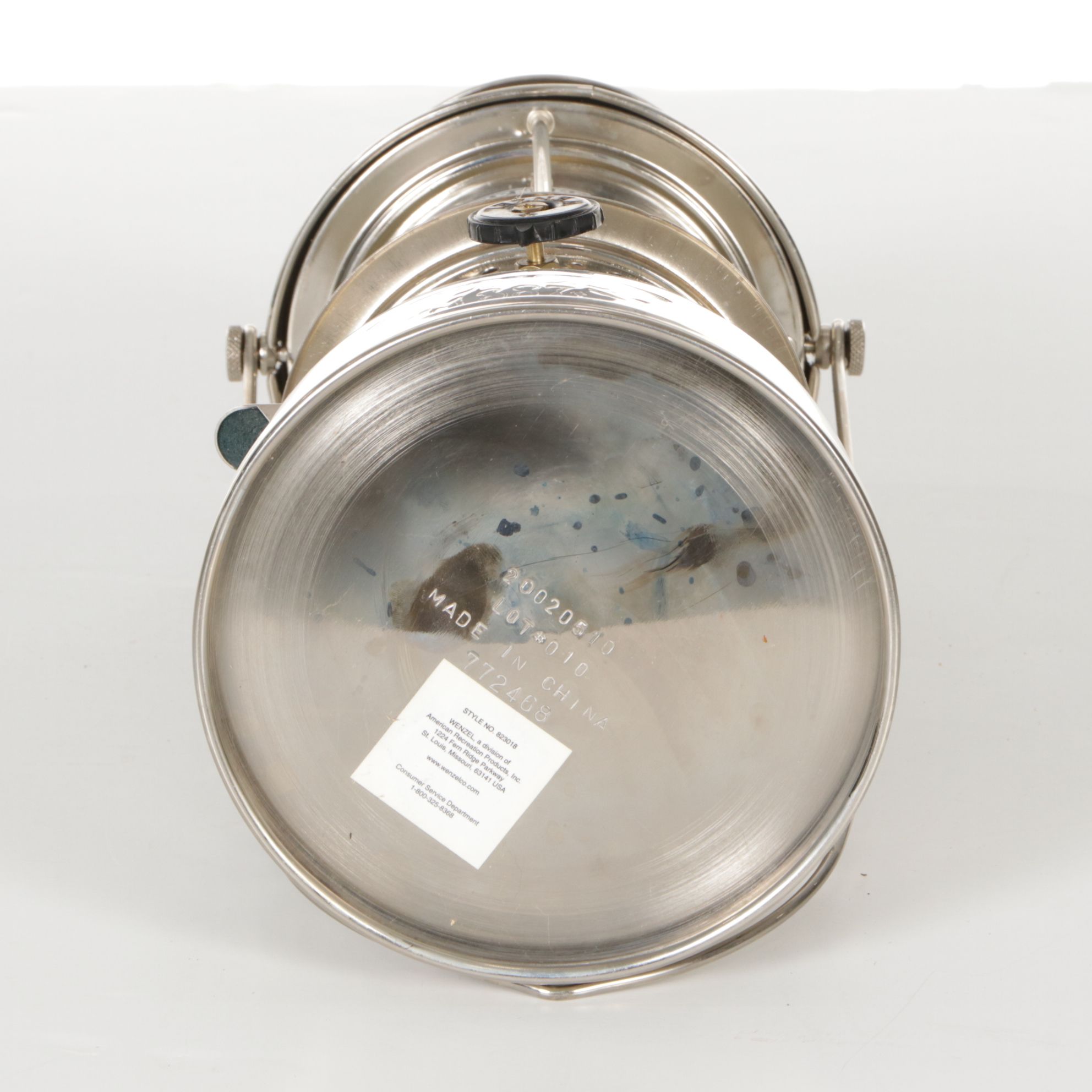 Three Wenzel Nickel Plated Kerosene Lanterns