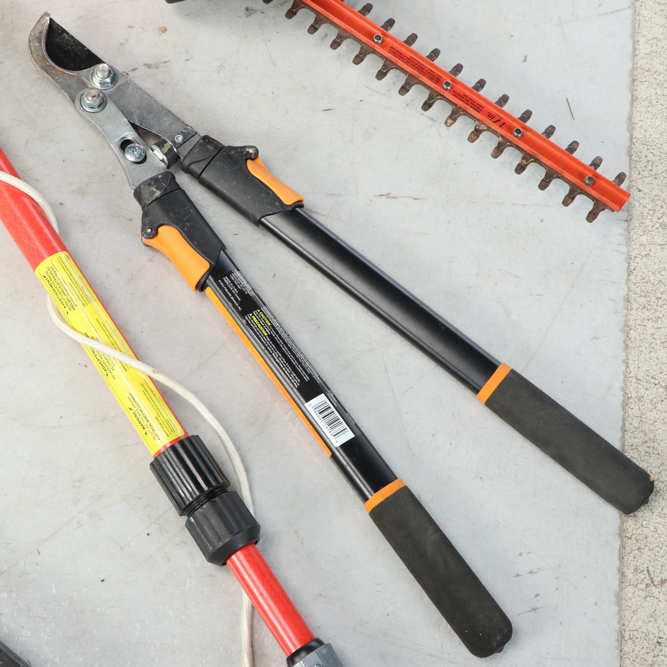 Black + Decker Edge Trimmer and Chainsaw with More Outdoor Power Tools