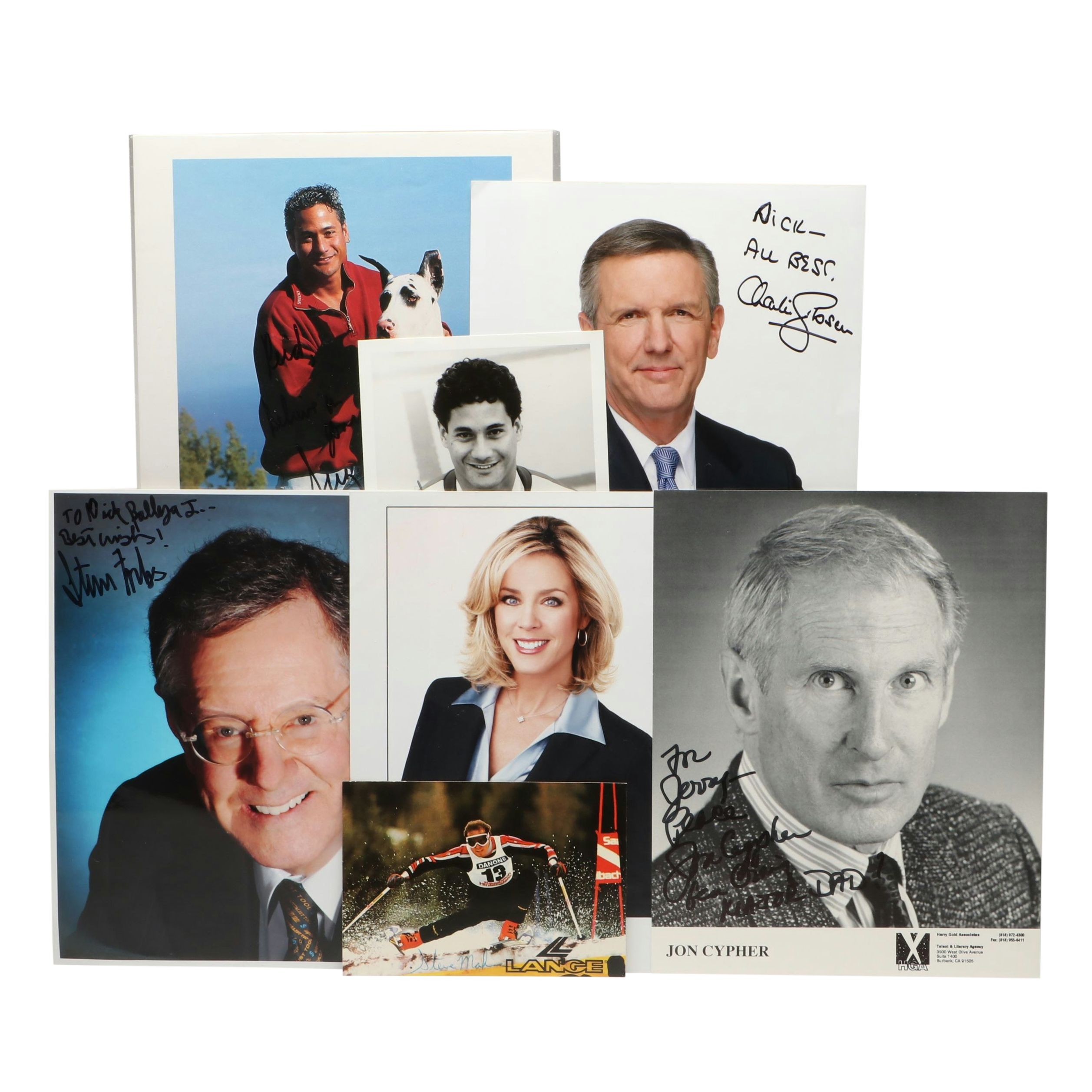 Jon Cypher, Steve Forbes, Charlie Gibson and More Signed Publicity Stills