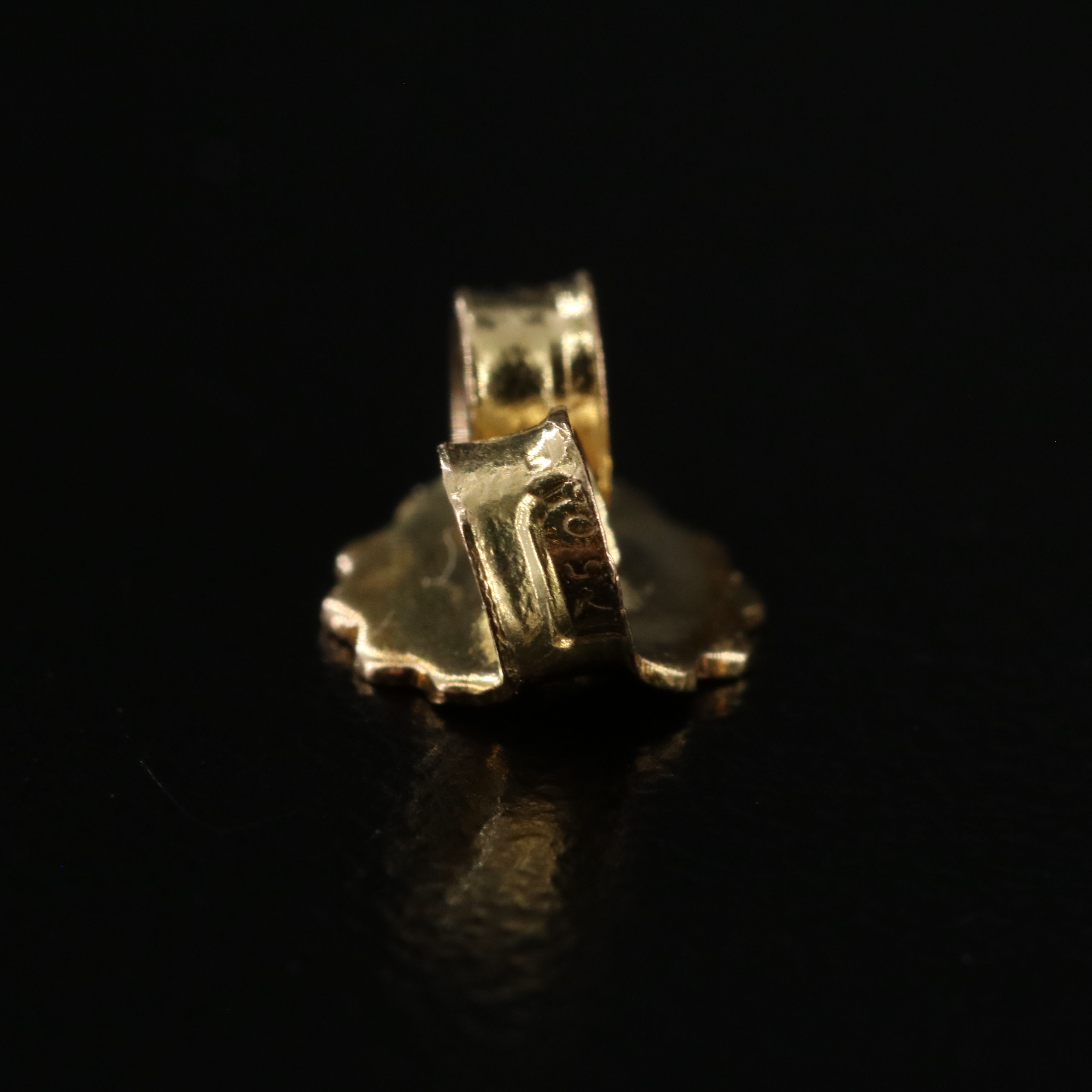 18K Black Onyx Quatrefoil Earrings