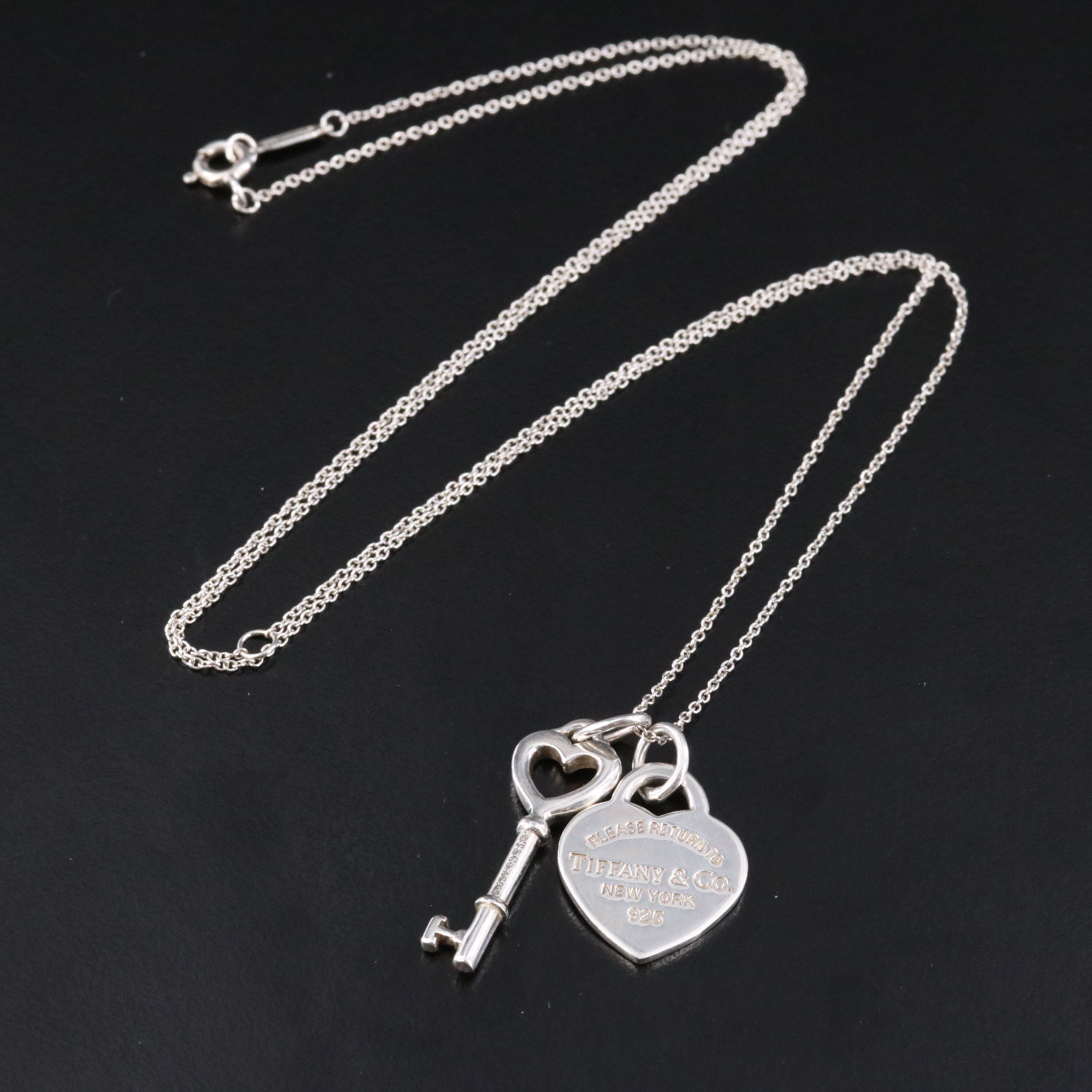 Tiffany & Co. Return to Tiffany Sterling Heart Necklace