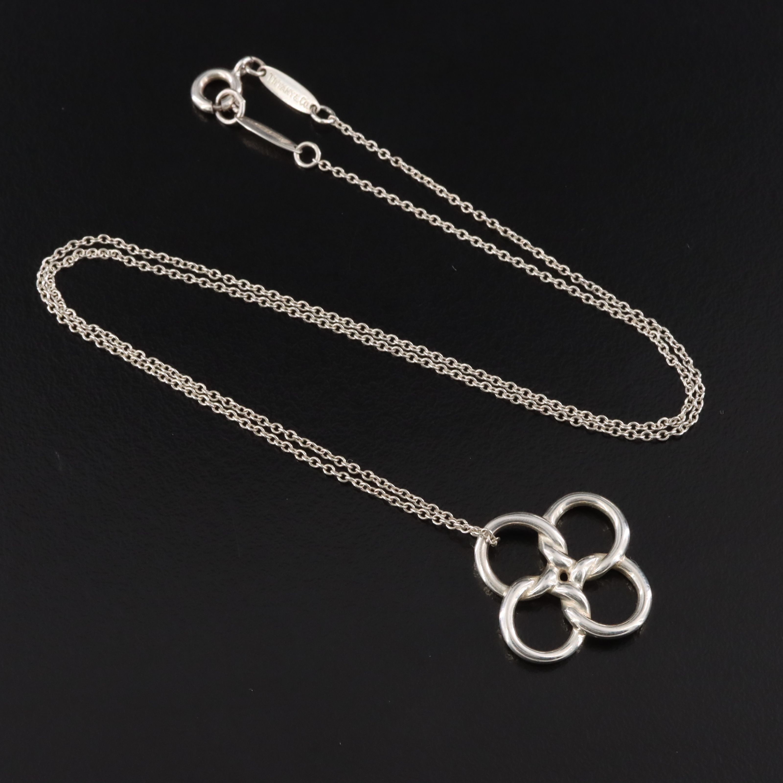 Elsa Peretti for Tiffany & Co. Quadrifoglio Pendant Necklace