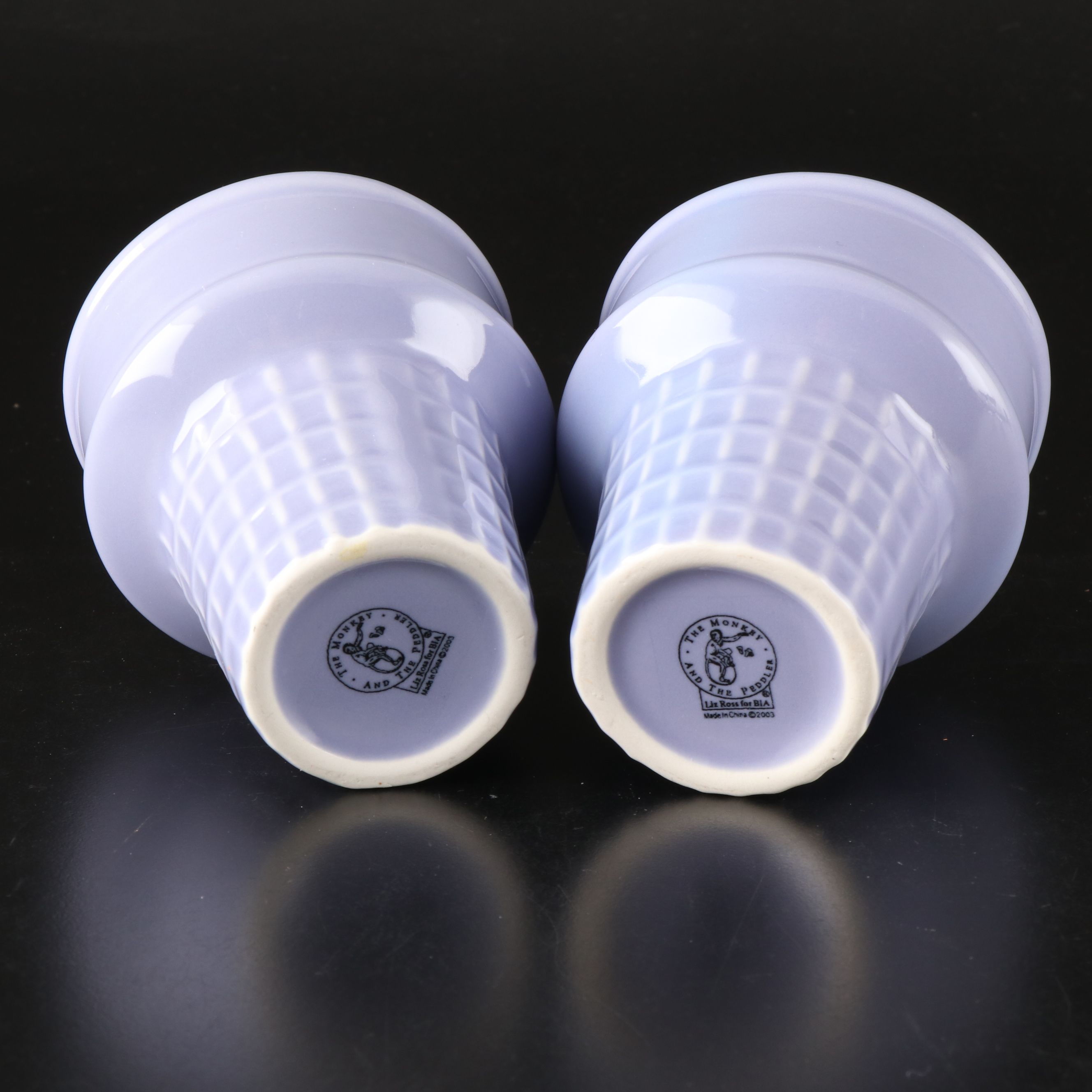 Monkey and the Peddler Ice Cream Cone Bowls with Other Dessert Stemware