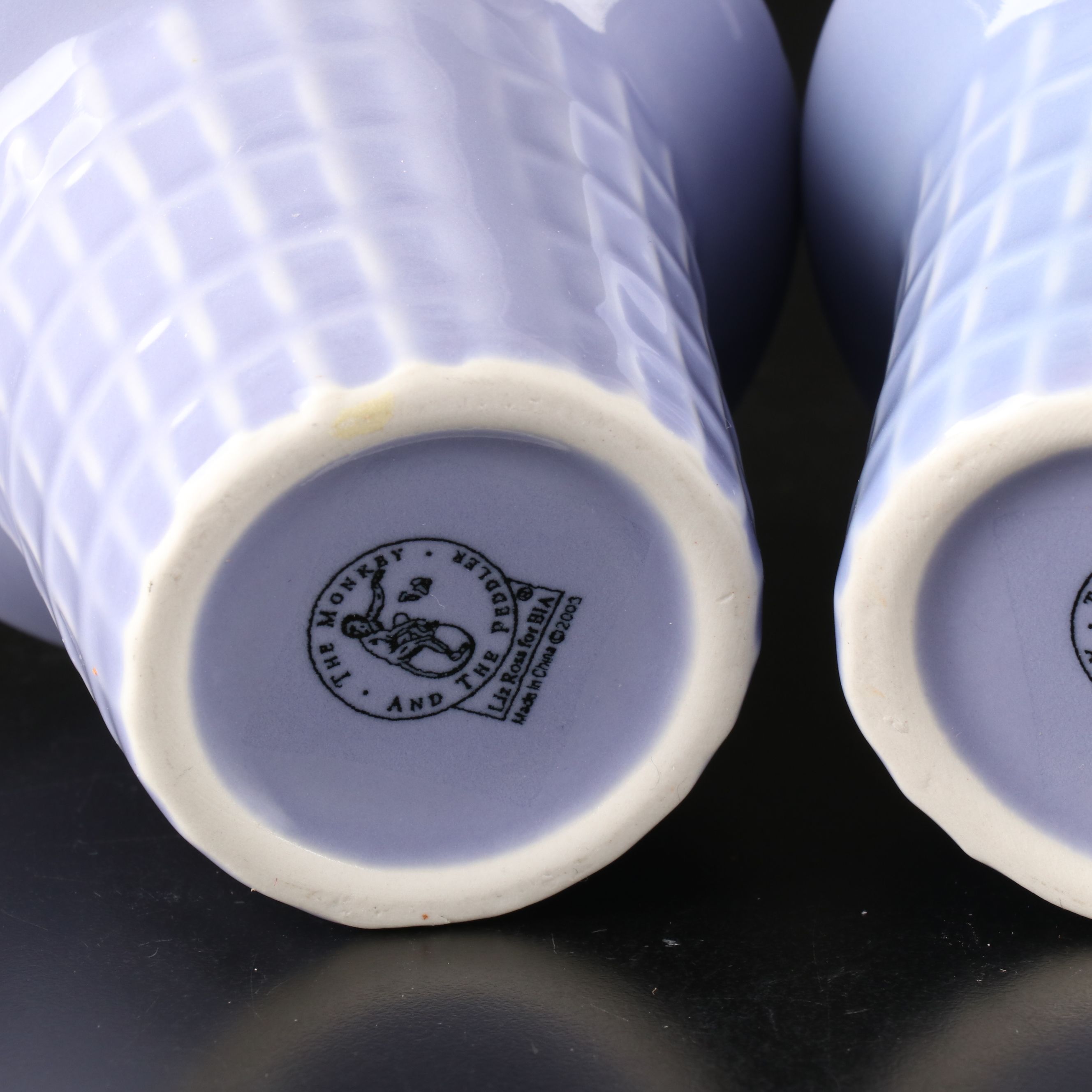 Monkey and the Peddler Ice Cream Cone Bowls with Other Dessert Stemware