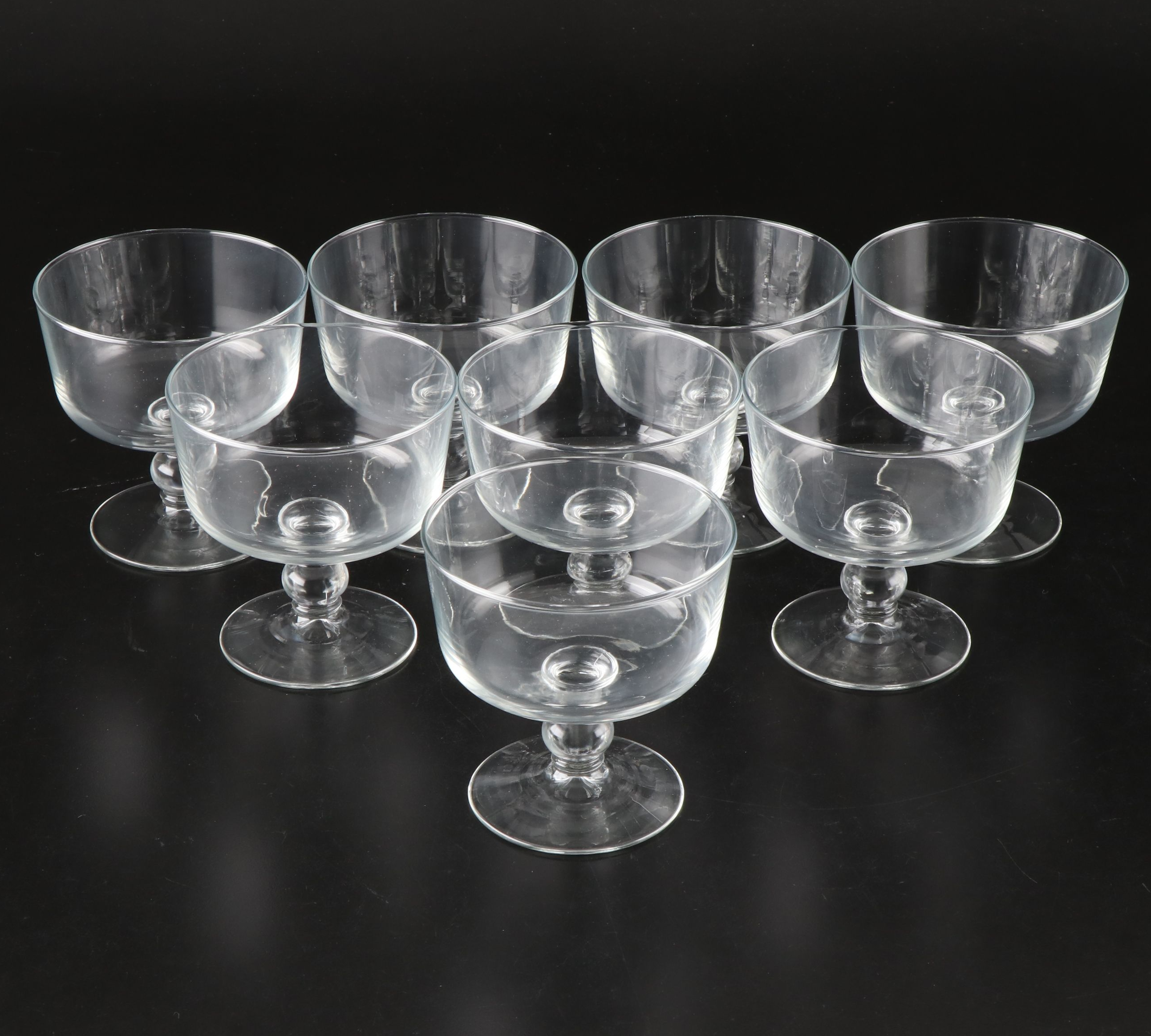 Monkey and the Peddler Ice Cream Cone Bowls with Other Dessert Stemware