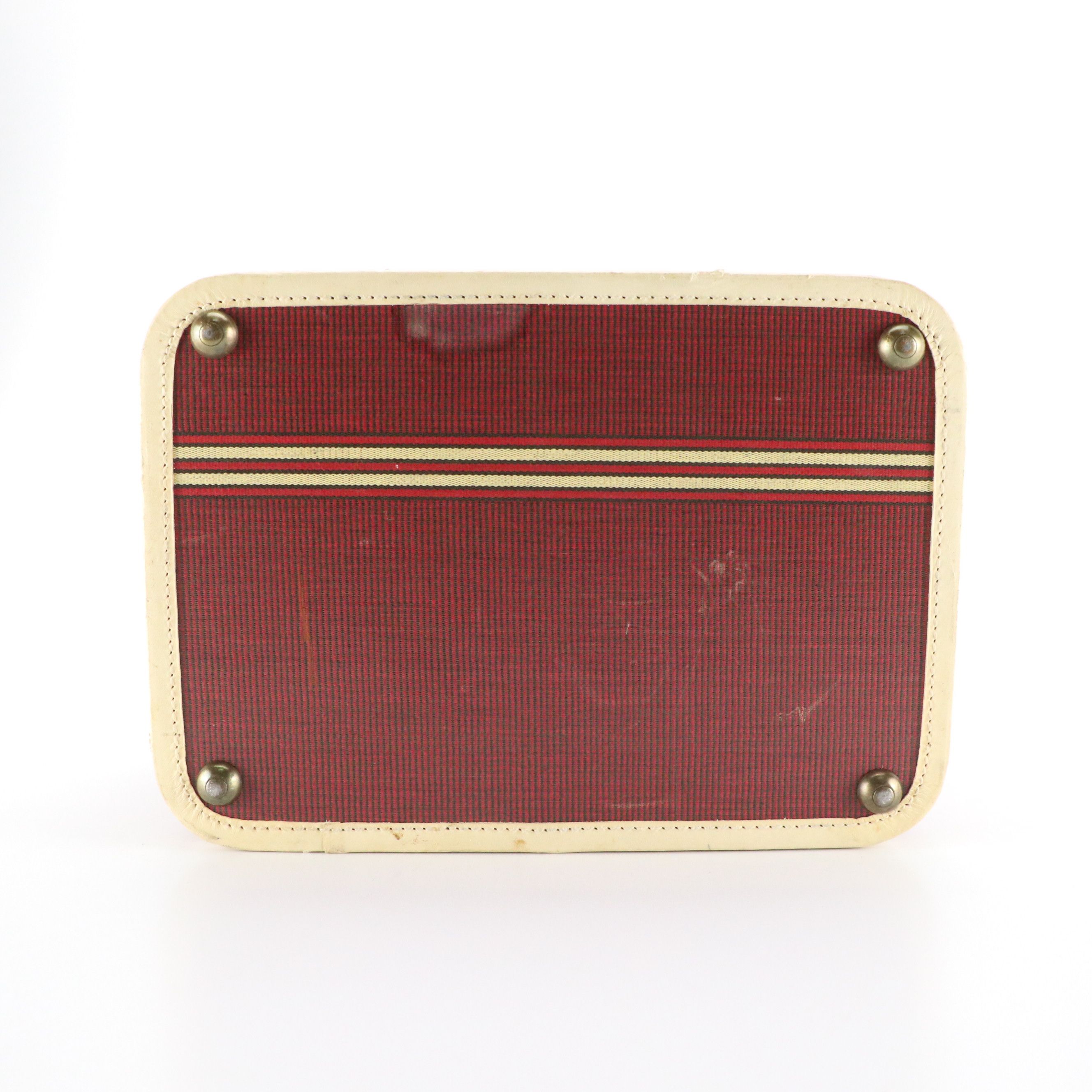 Star-Craft Luggage Train Case with Hand-Decorated Wood Purses