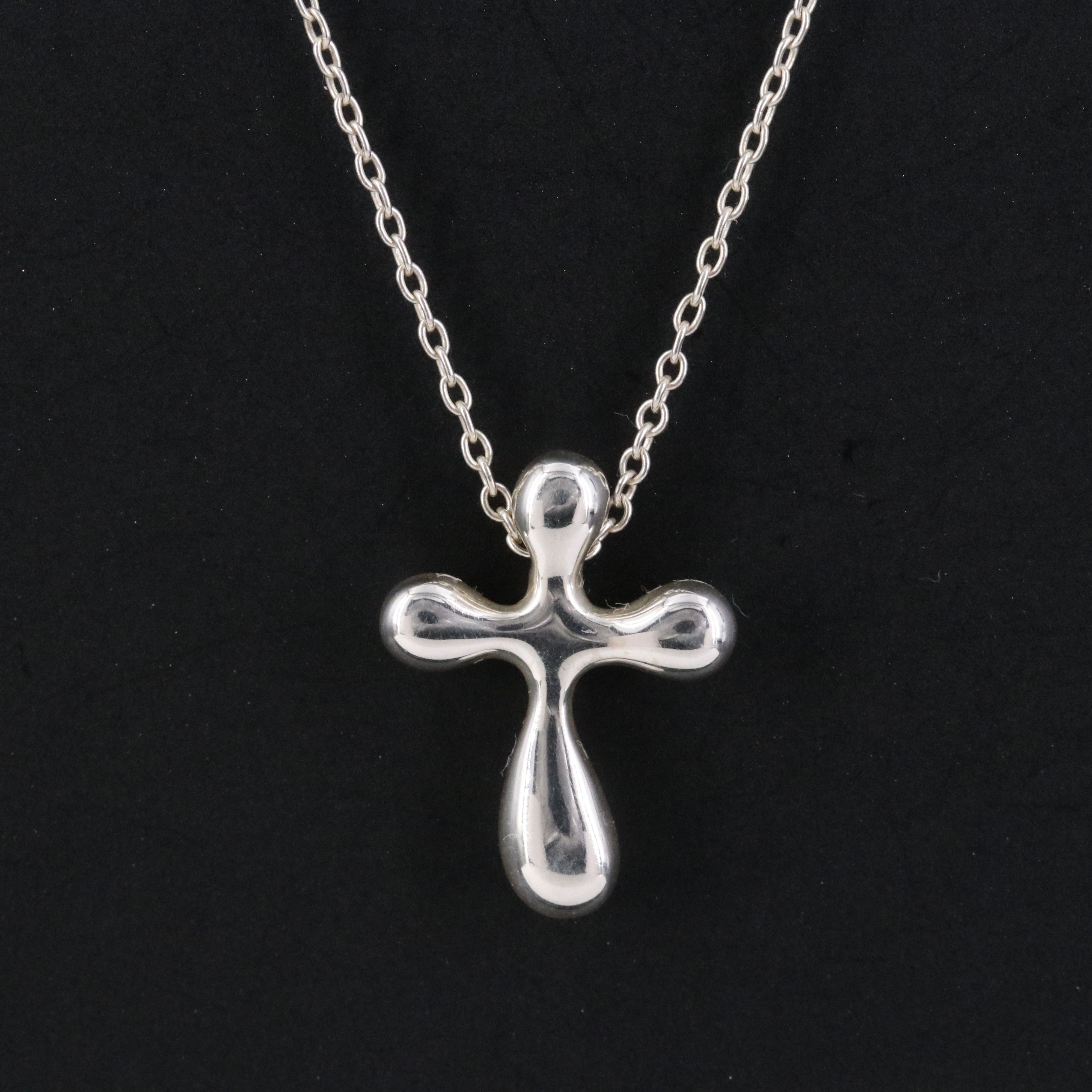 Elsa Peretti for Tiffany & Co. Sterling Cross Necklace