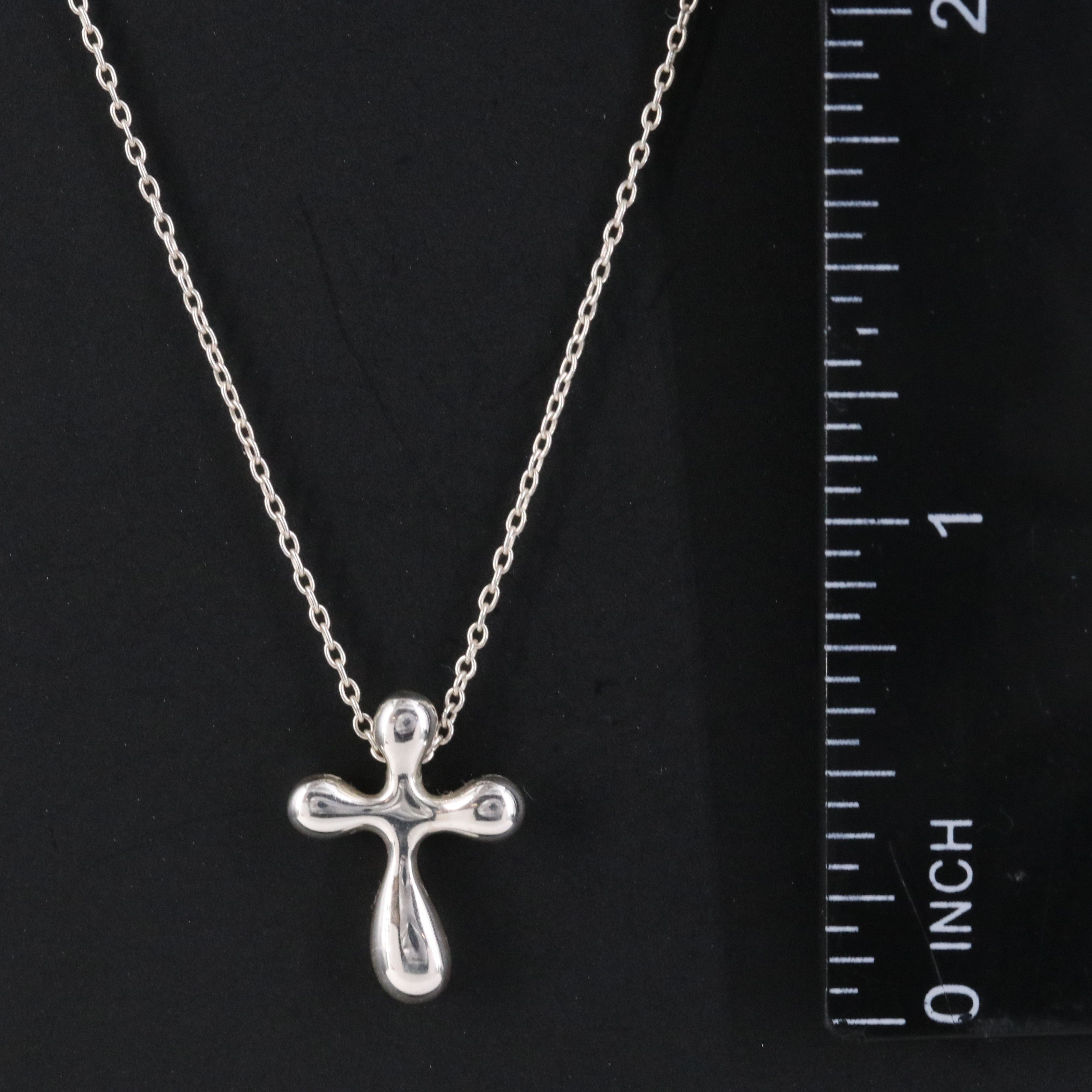 Elsa Peretti for Tiffany & Co. Sterling Cross Necklace