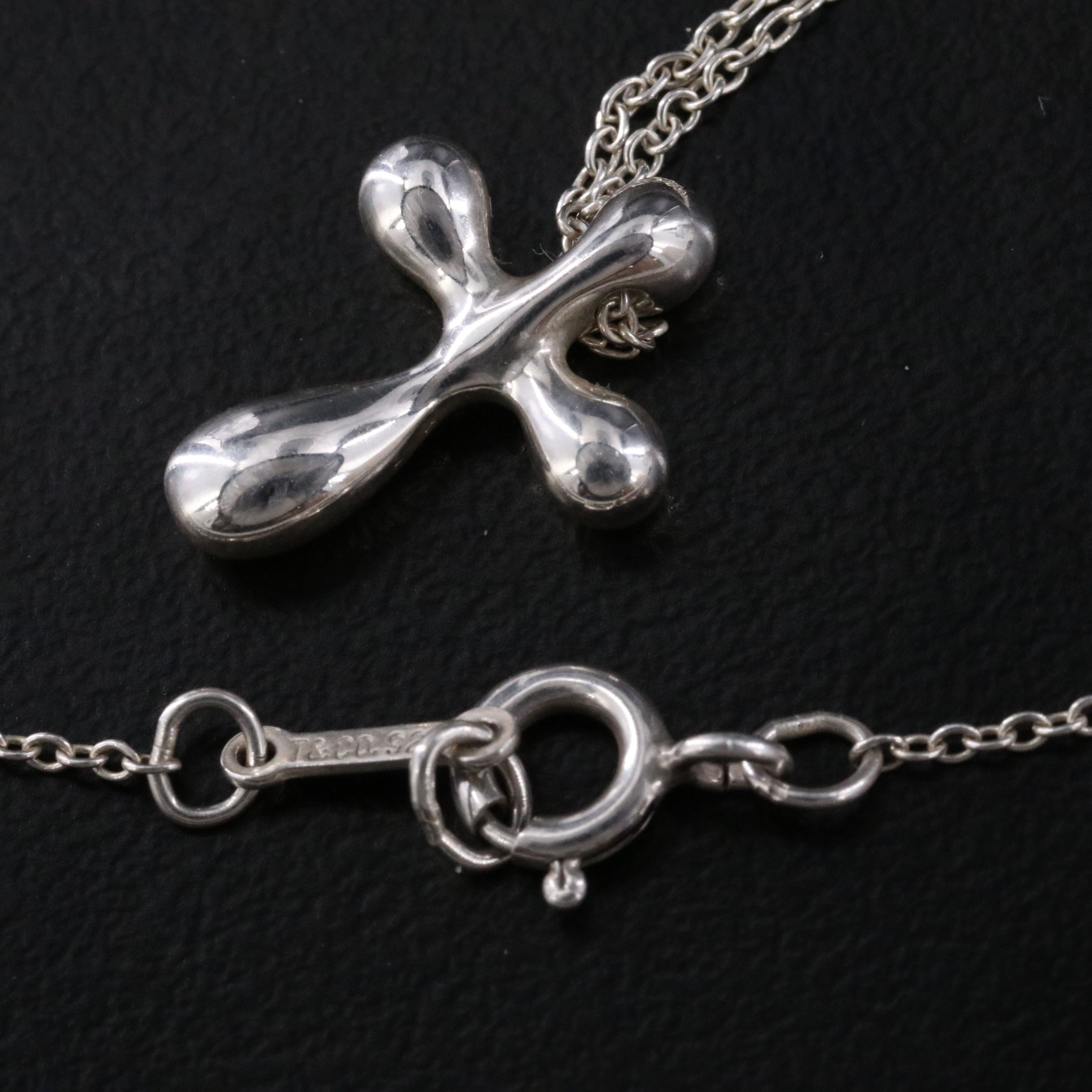Elsa Peretti for Tiffany & Co. Sterling Cross Necklace