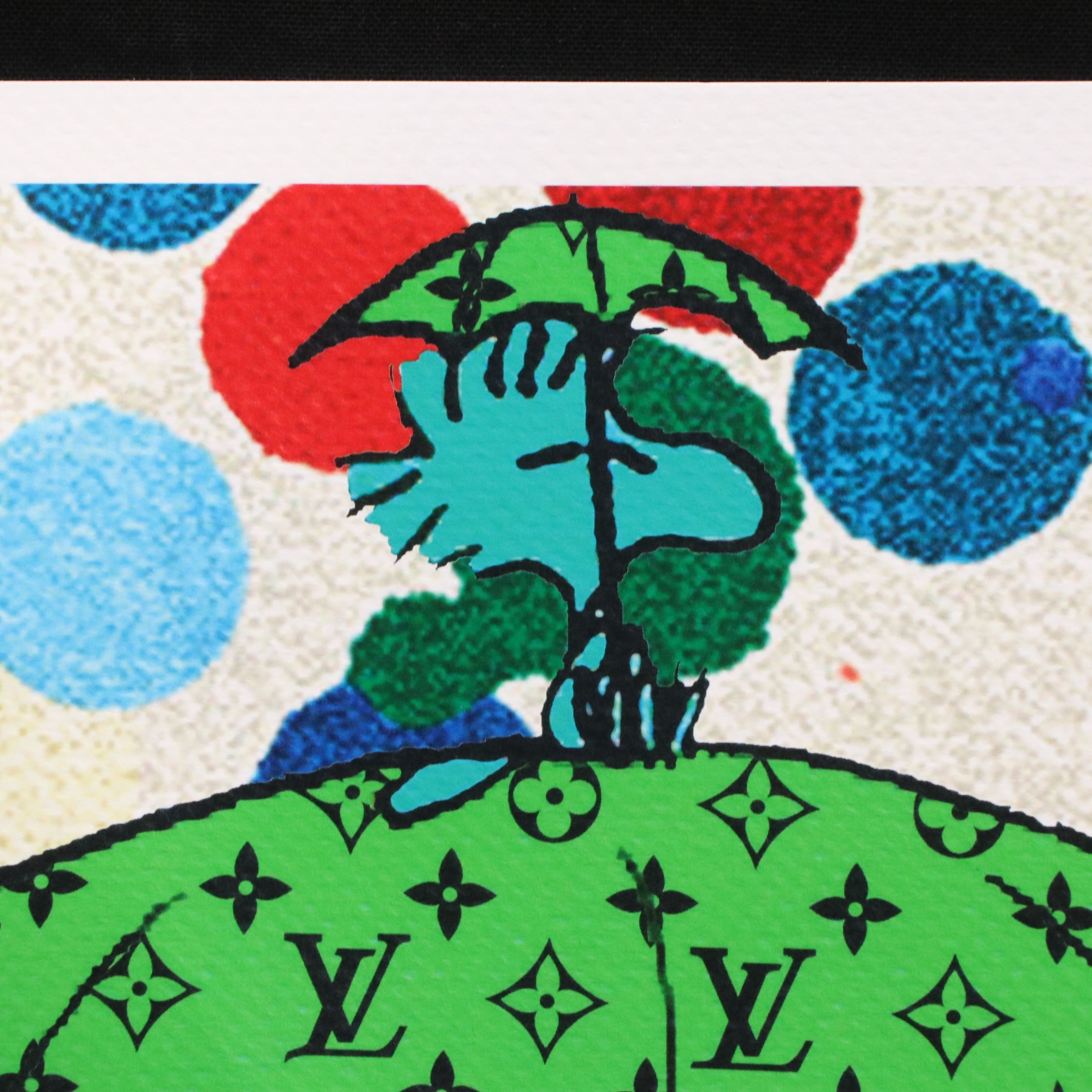 Death NYC Pop Art Offset Lithograph Homage to Snoopy x Louis Vuitton, 2020