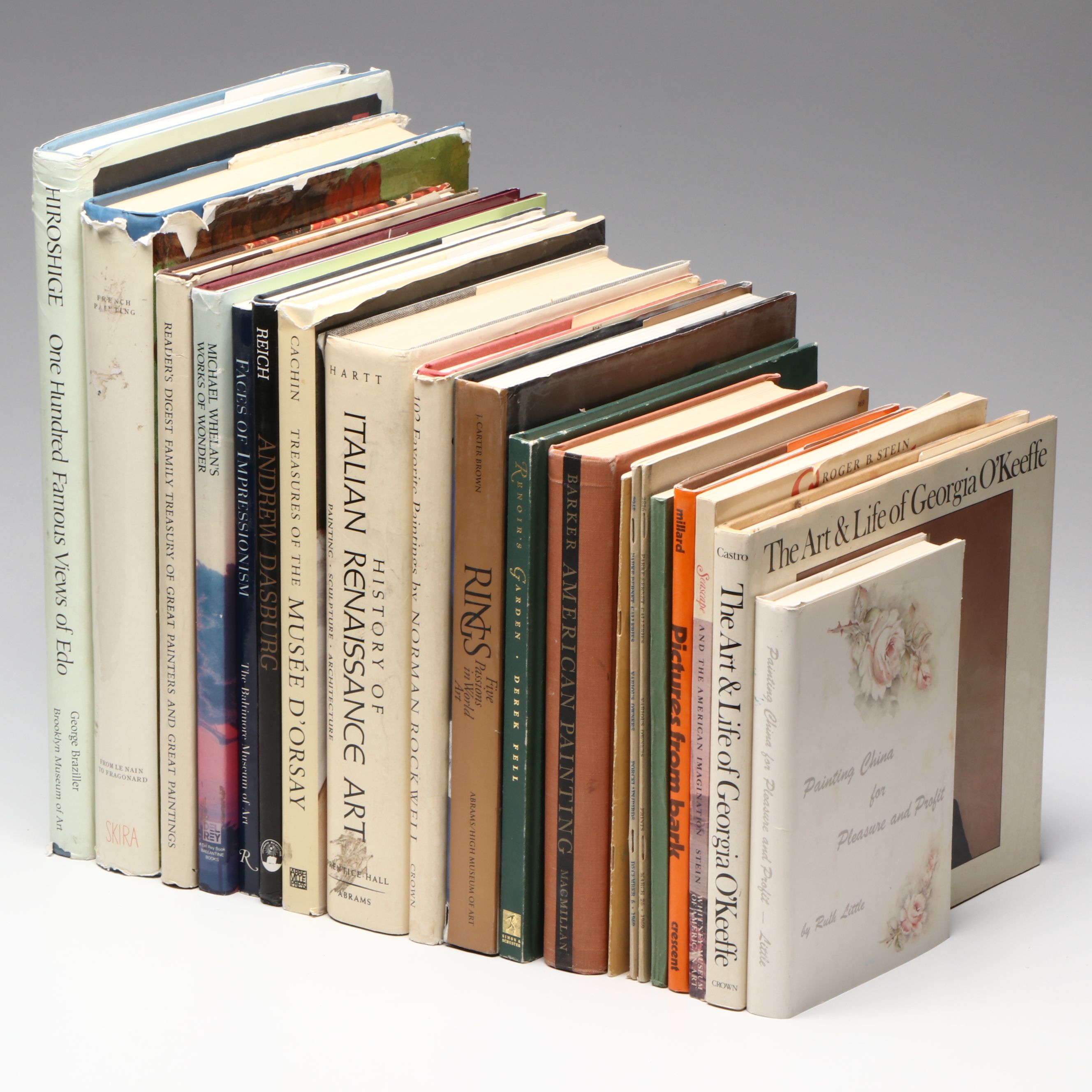 "History of Italian Renaissance," "Faces of Impressionism," and More Art Book