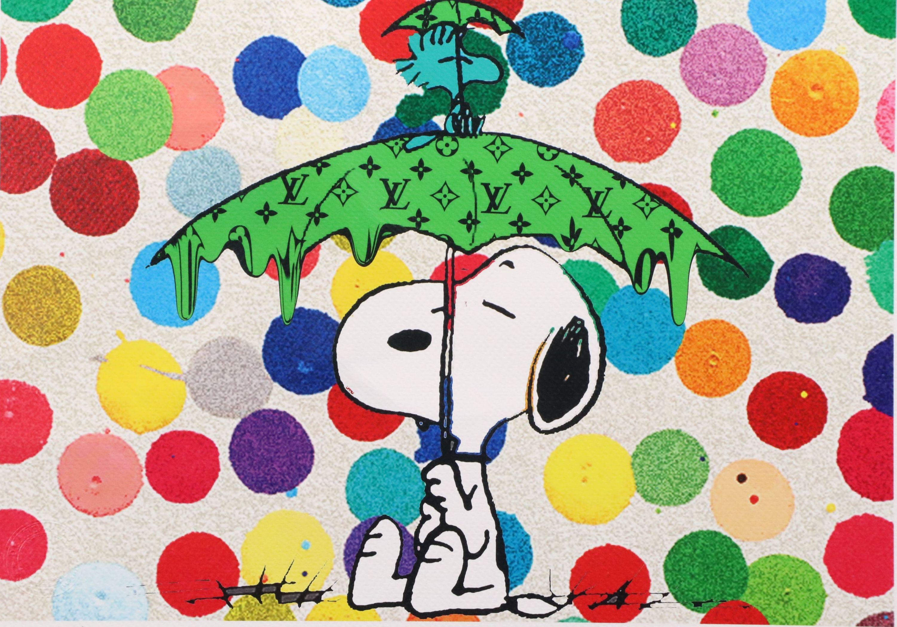 Death NYC Pop Art Offset Lithograph Homage to Snoopy x Louis Vuitton, 2020