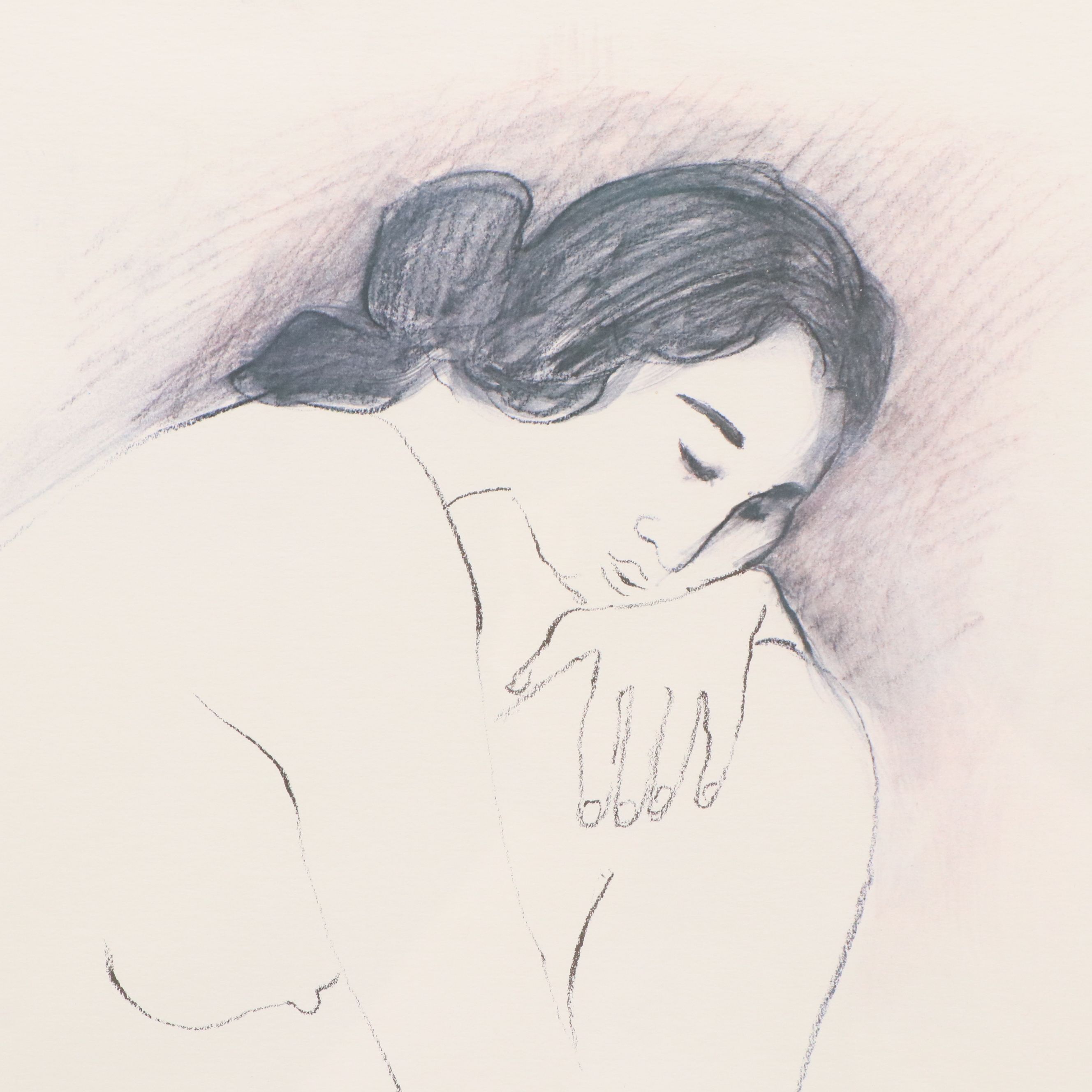 Rudolph Carl Gorman Offset Lithograph of Female Nude, 21st Century